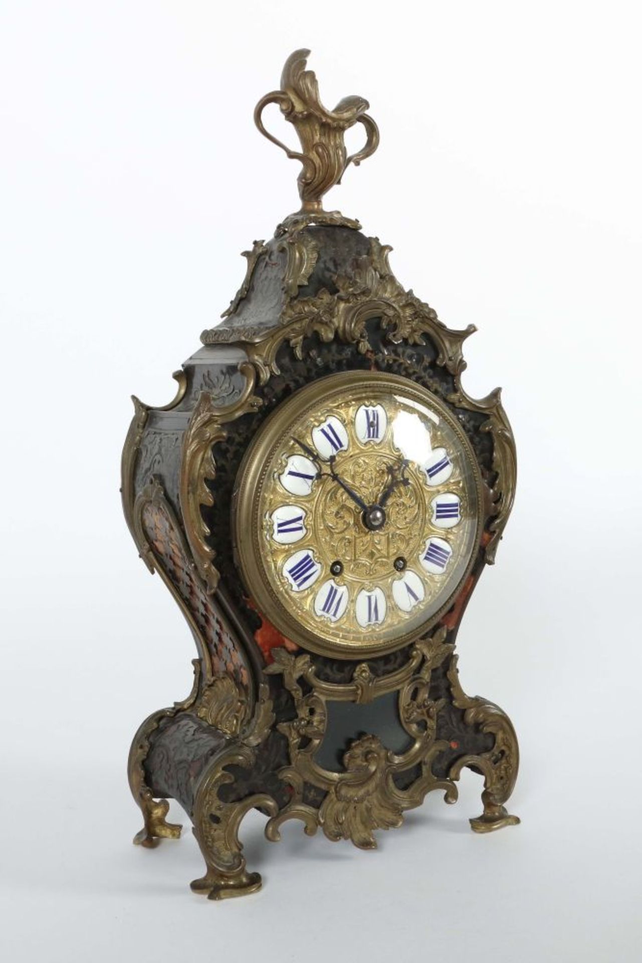 Boule-Uhr mit Konsole um 1900, - Image 3 of 5