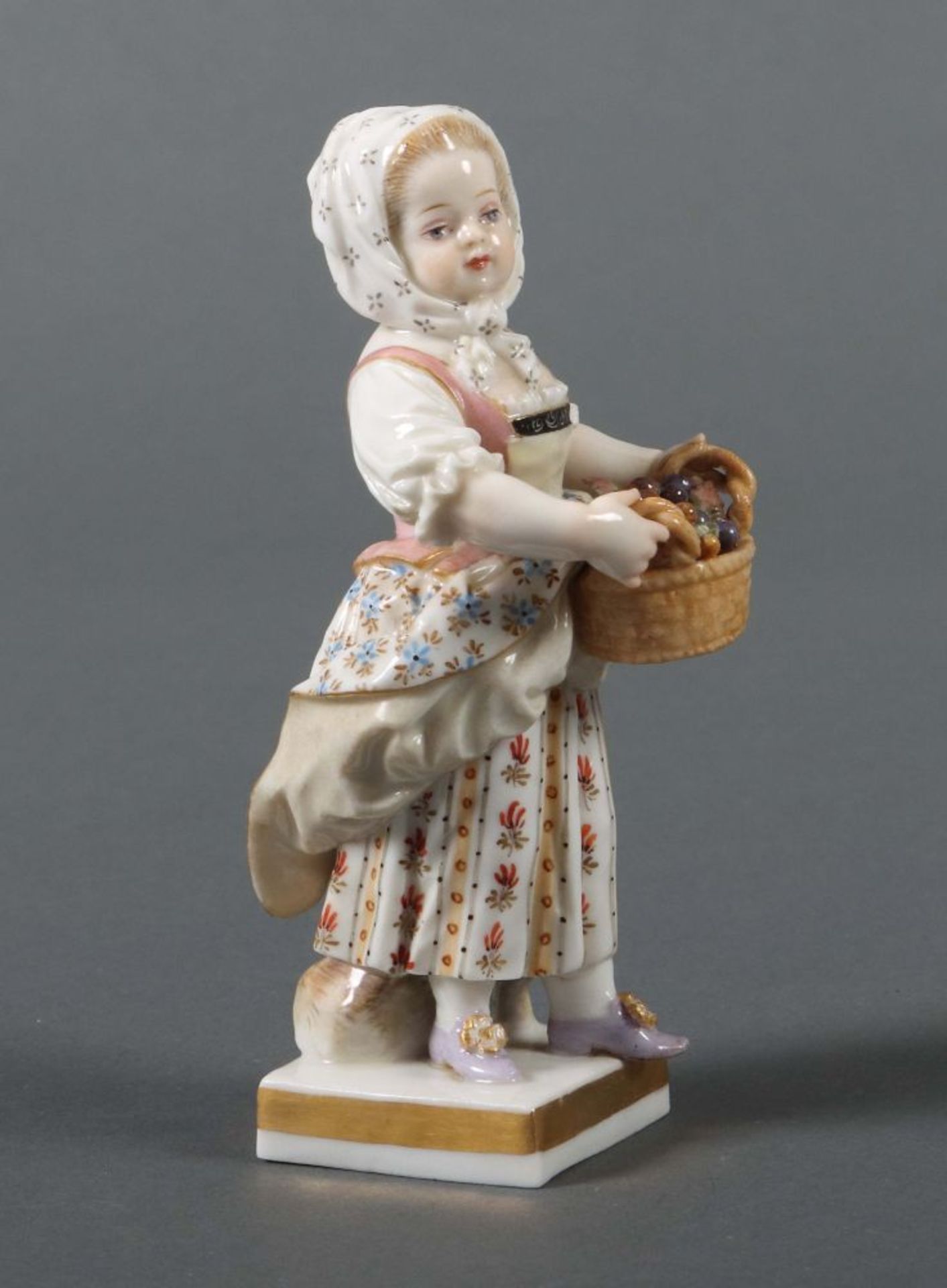 "Winzermädchen" Meissen, 1850-1924, - Bild 2 aus 4