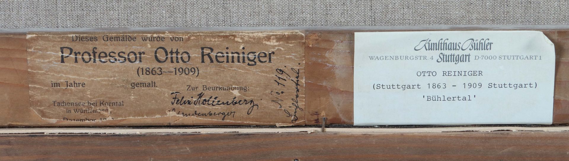 Reiniger, Otto Stuttgart 1863 - 1909 - Bild 3 aus 4