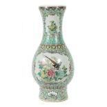 "Famille Vert"-Vase China, Porzellan