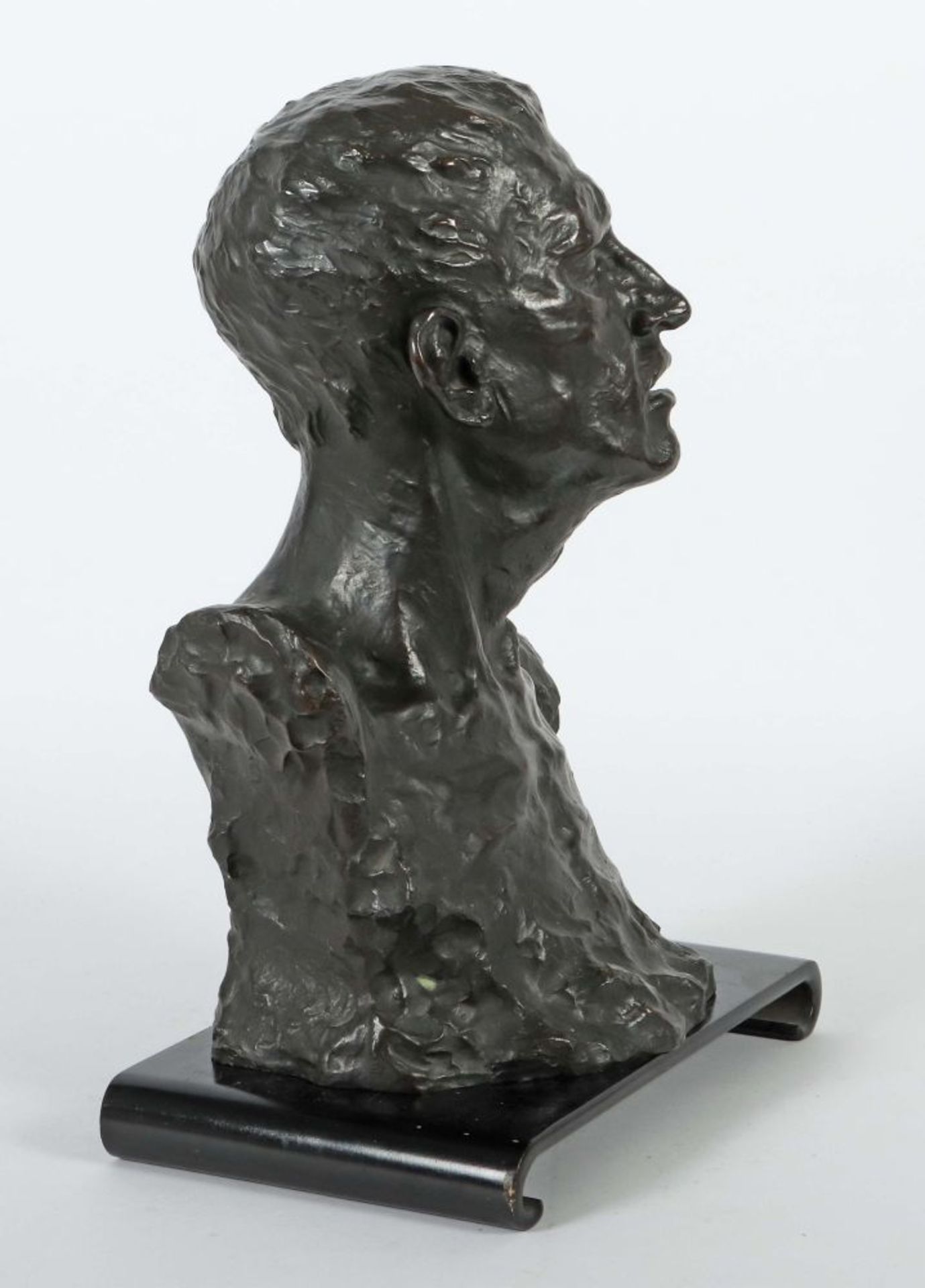 Bildhauer des 20. Jh. "Männerbüste", - Image 2 of 3
