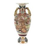 Satsuma-Vase Japan, 1. Hälfte 20. Jh.,