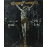 Hinterglasbild "Jesus am Kreuz"