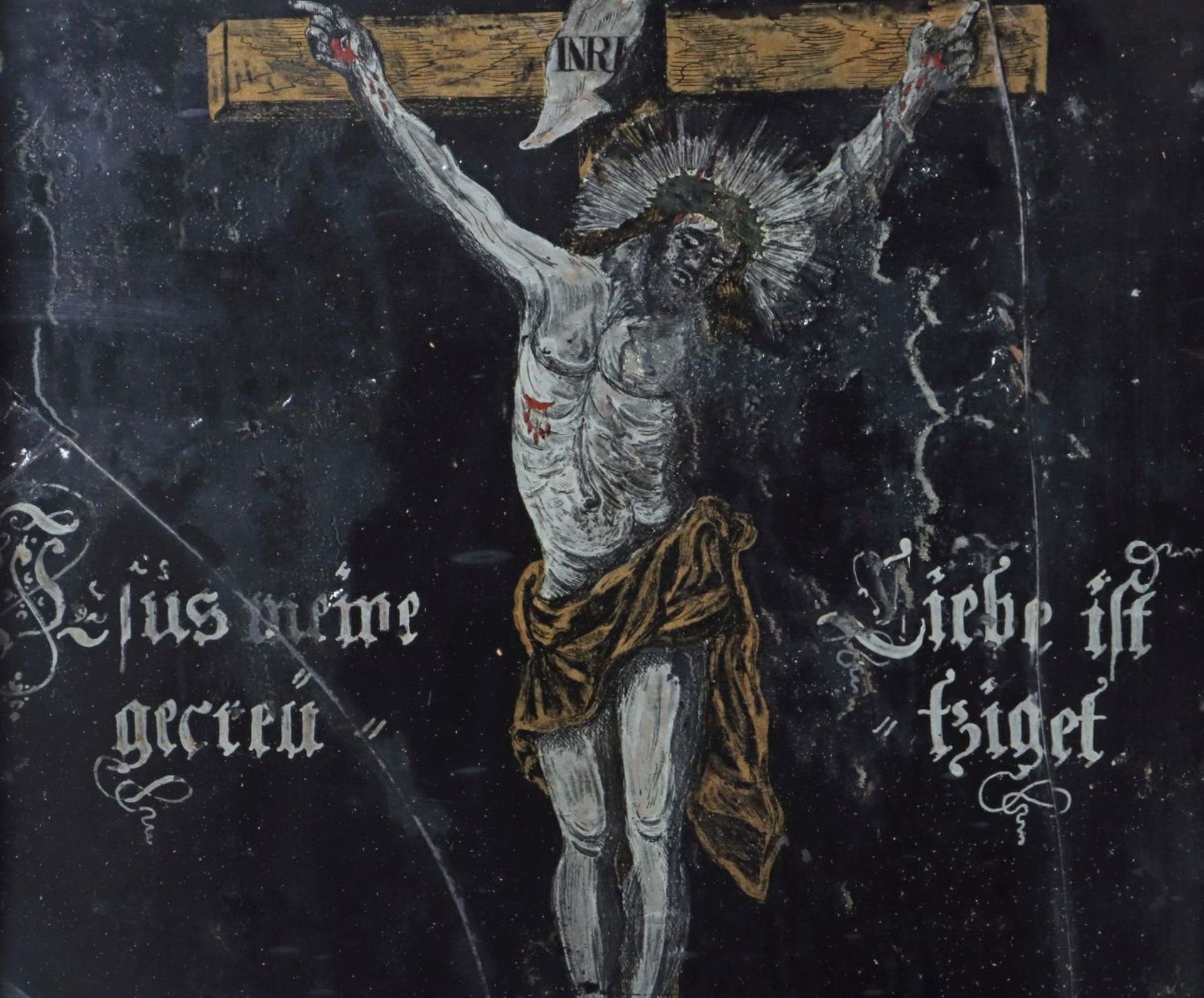 Hinterglasbild "Jesus am Kreuz" - Bild 3 aus 3