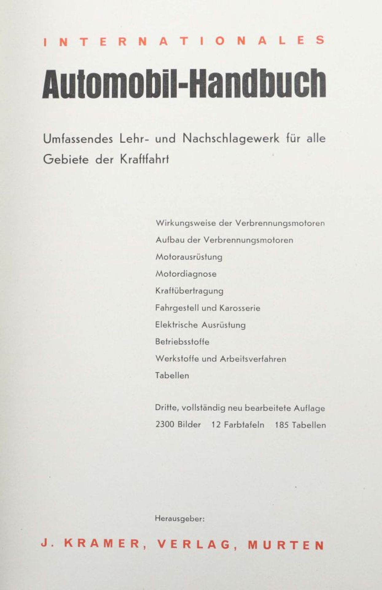 Internationales Automobil-Handbuch - Bild 3 aus 4