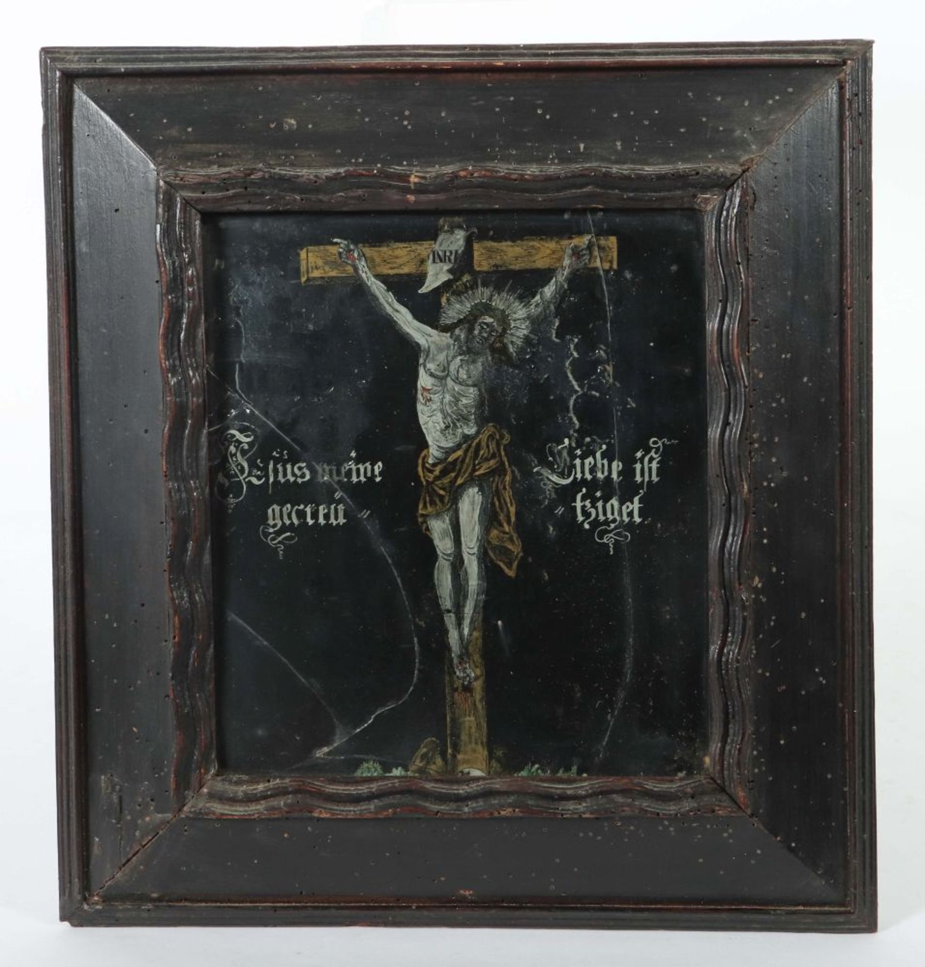 Hinterglasbild "Jesus am Kreuz" - Bild 2 aus 3