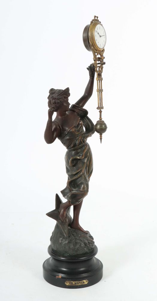 Mysterieuse-Uhr mit Frauenfigur - Image 2 of 3
