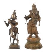 Krishna Venugopala & stehender Ganesha