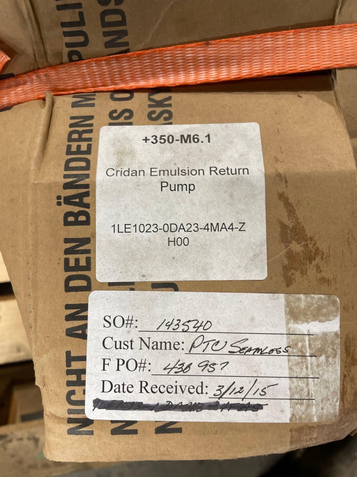 2 Cridan Emulsion Return Pump - Image 2 of 4