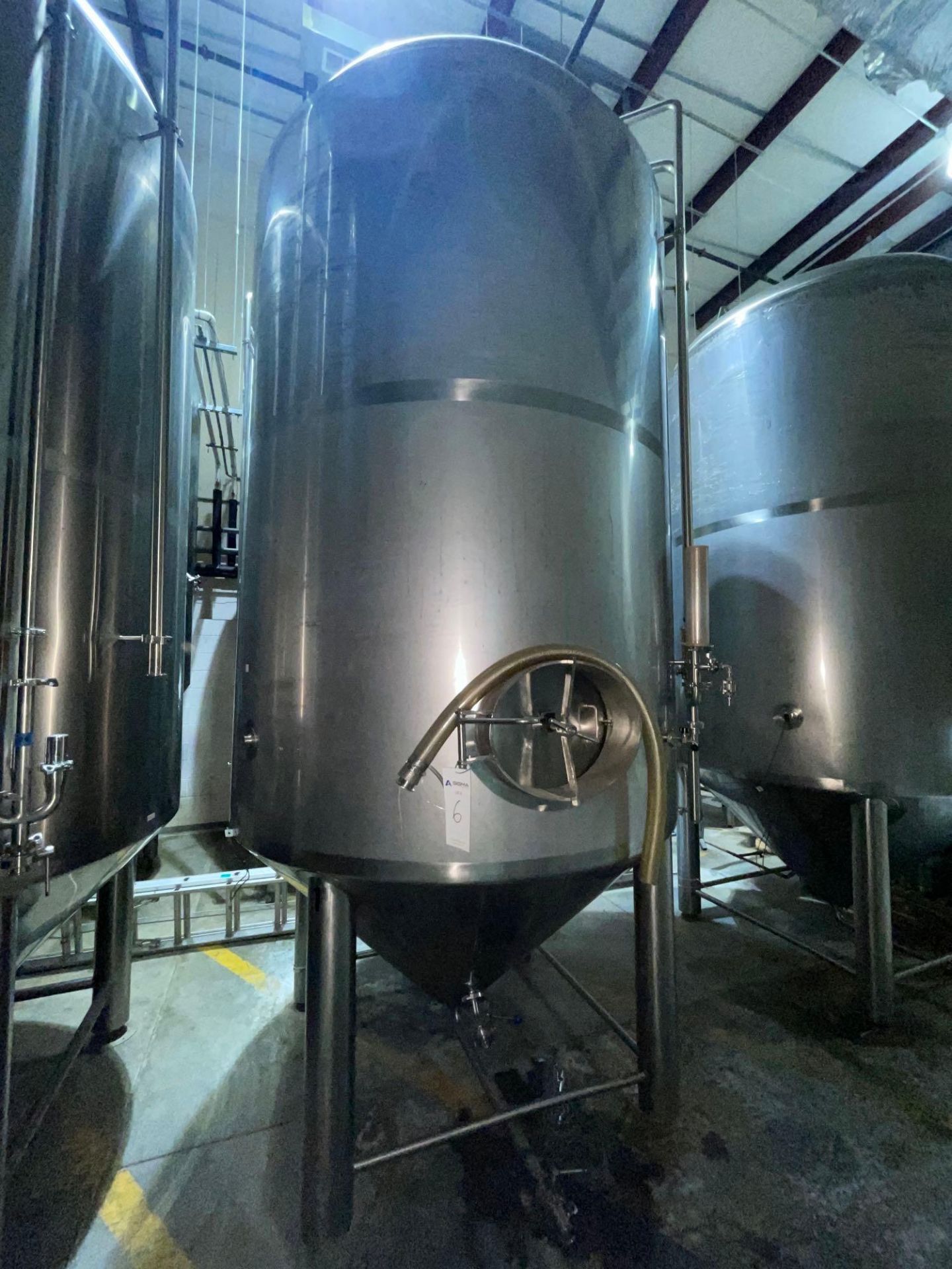 50 BBL SS Fermentation Vessel, Glycol Jacketed - Image 2 of 6