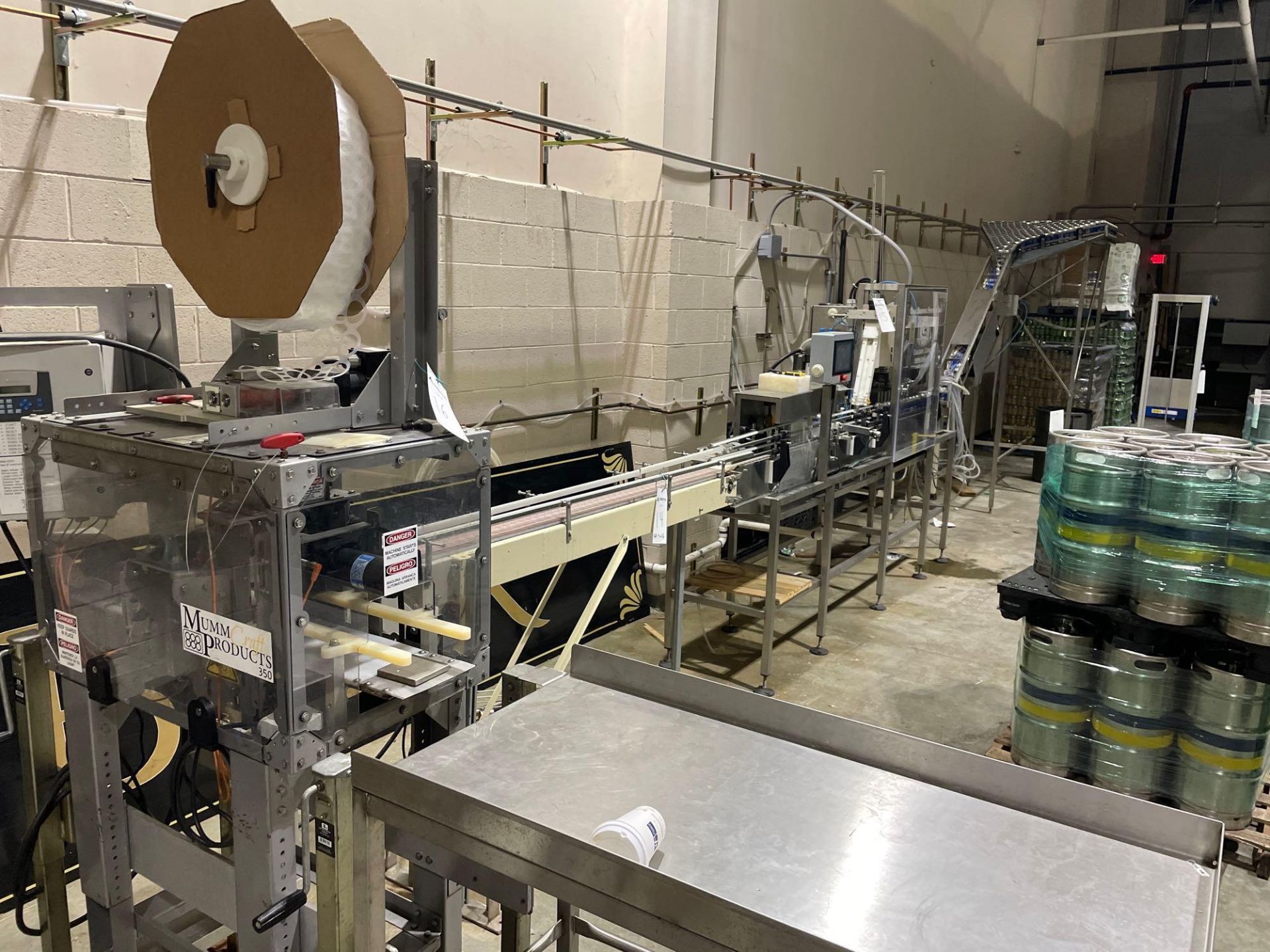 Bulk Bid for Cask Brewing Systems 5 Head Filler / Canning LineMummCraft Products 6 Ring Applicator