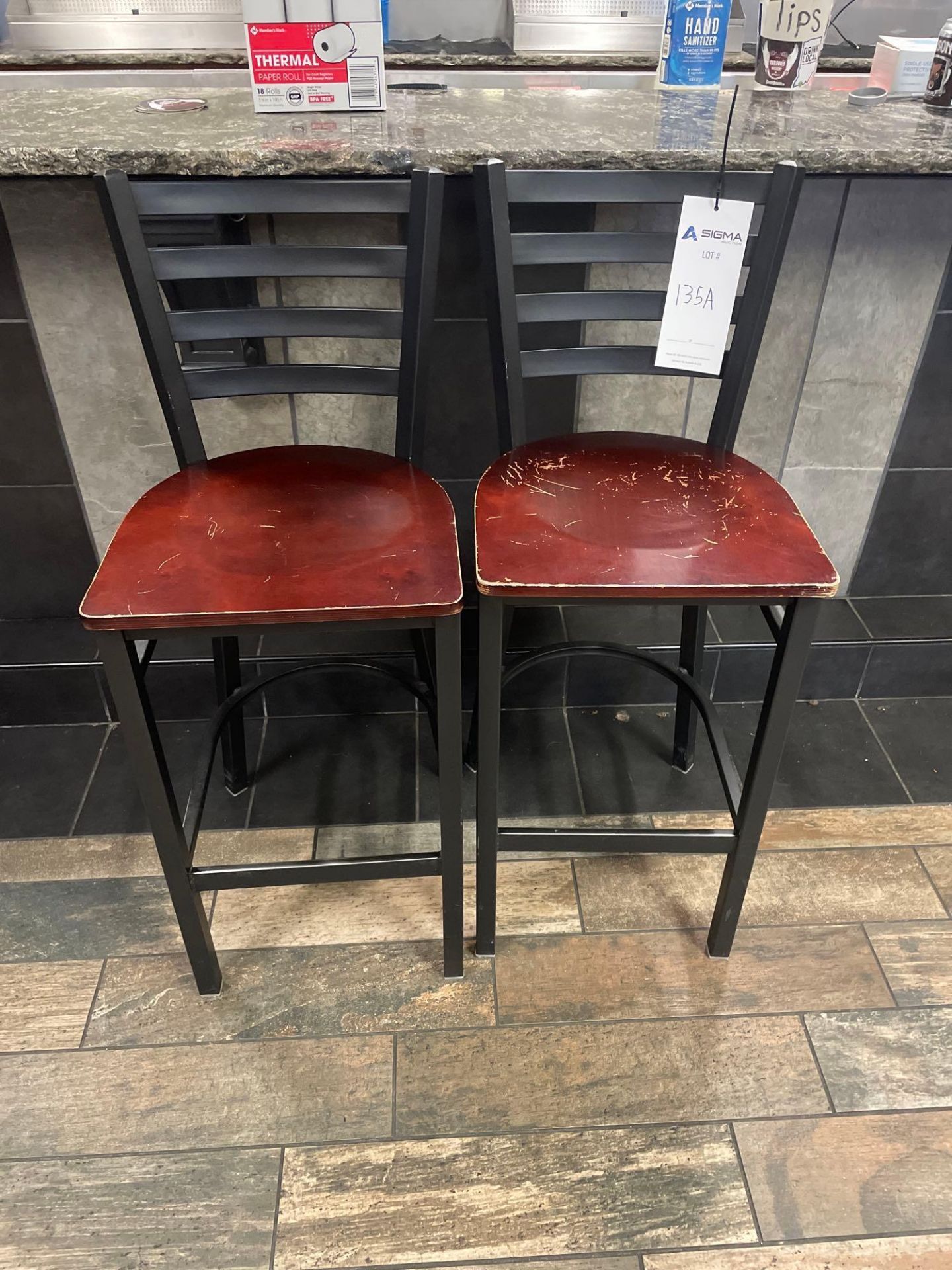 2 High Top Chairs