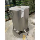 Stainless Steel Holding Tank w/ Casters
