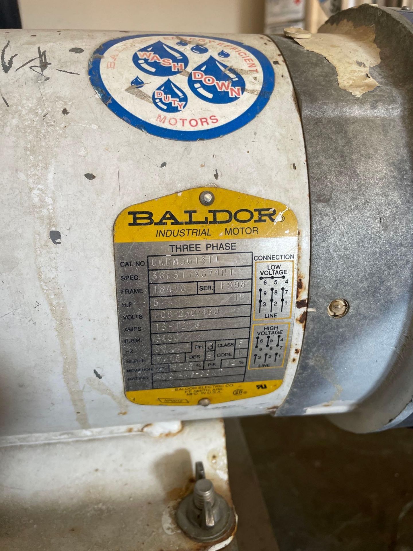 Centrifugal Pump w/ 5 HP Baldor Motor - Image 4 of 5