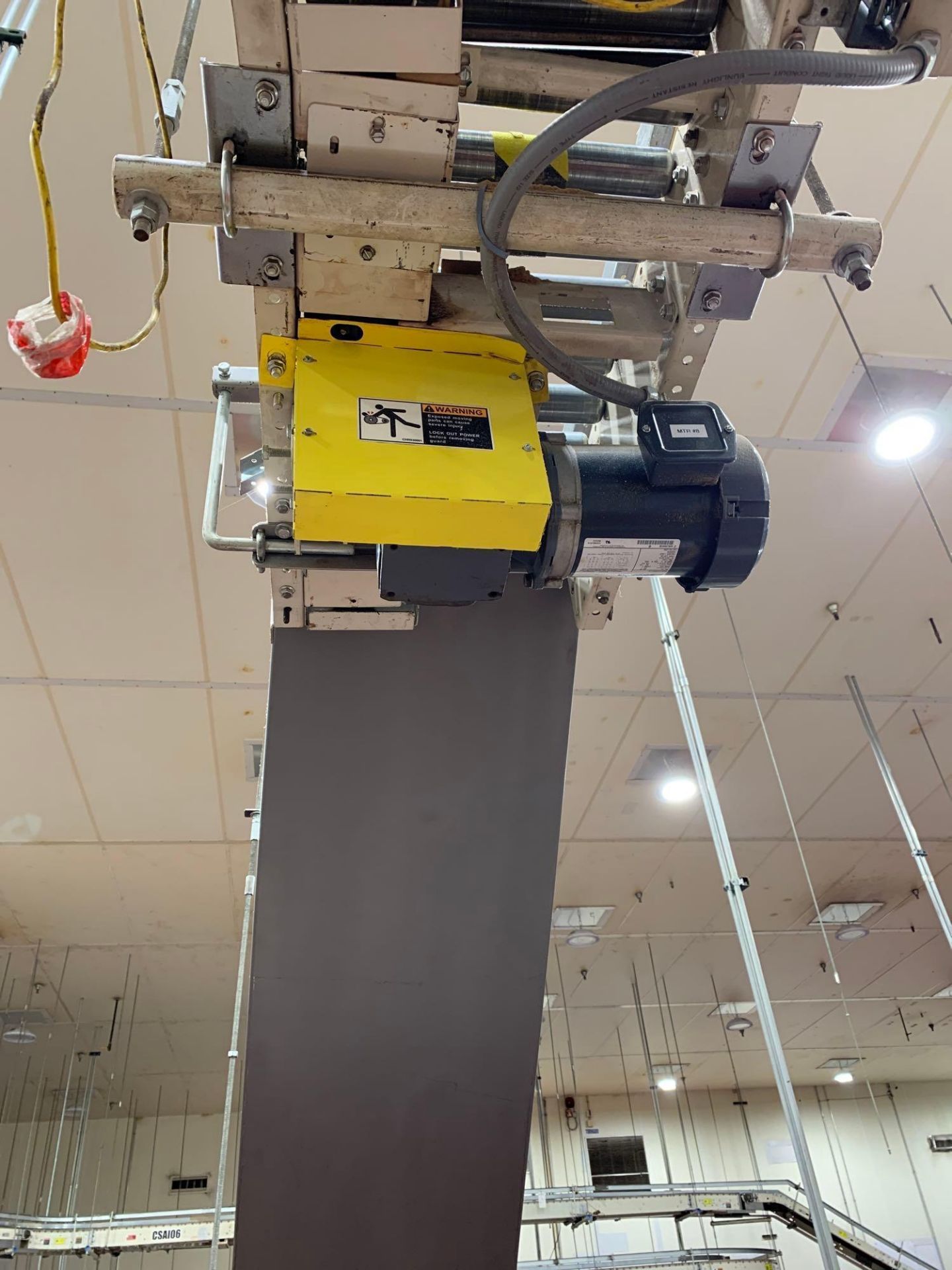 Ceiling Mounted Roller Conveyor with 3 Chutes - Image 12 of 13