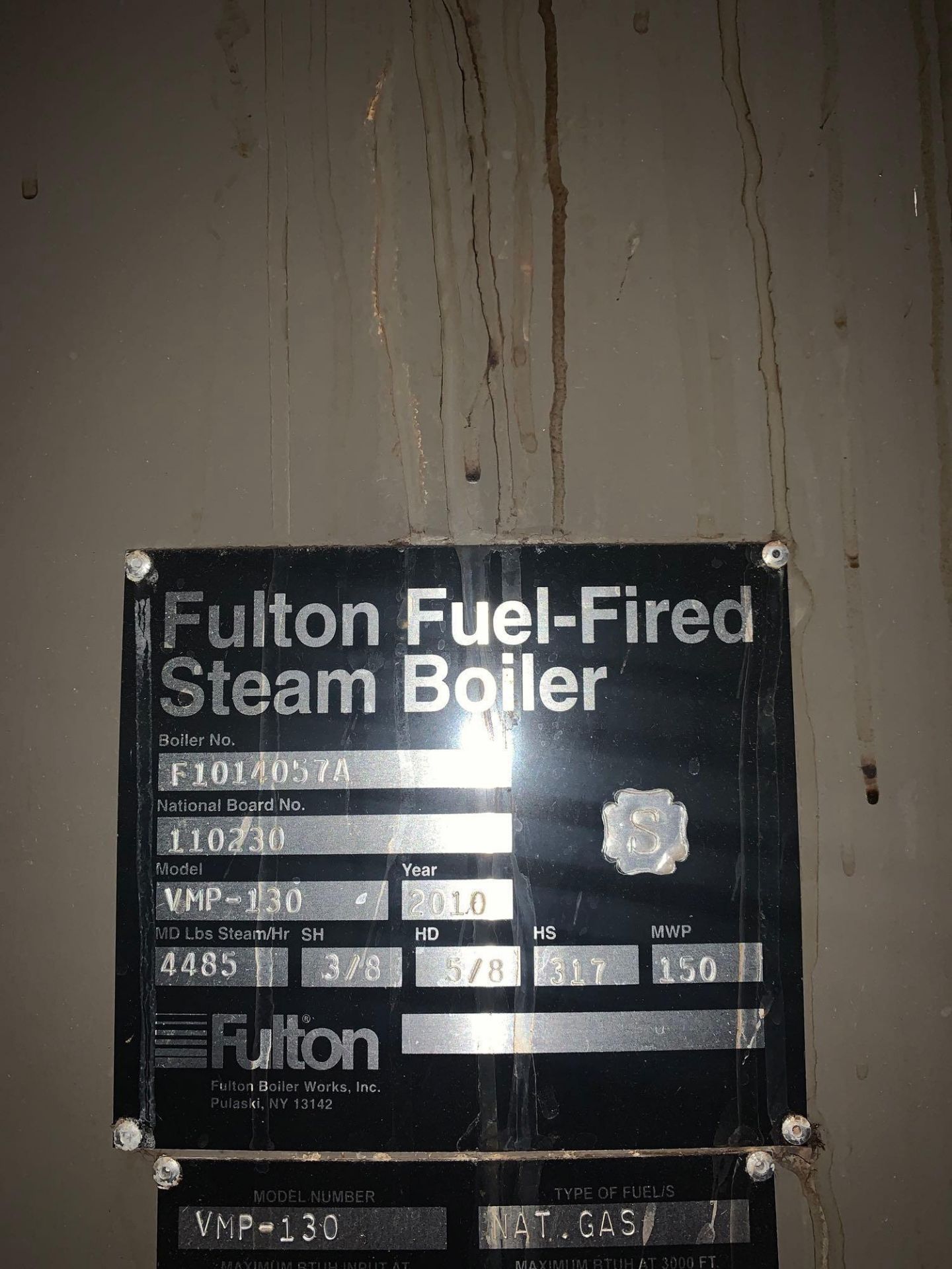 Fulton Fuel Fired Multi-Port Steam Boiler - Image 6 of 14