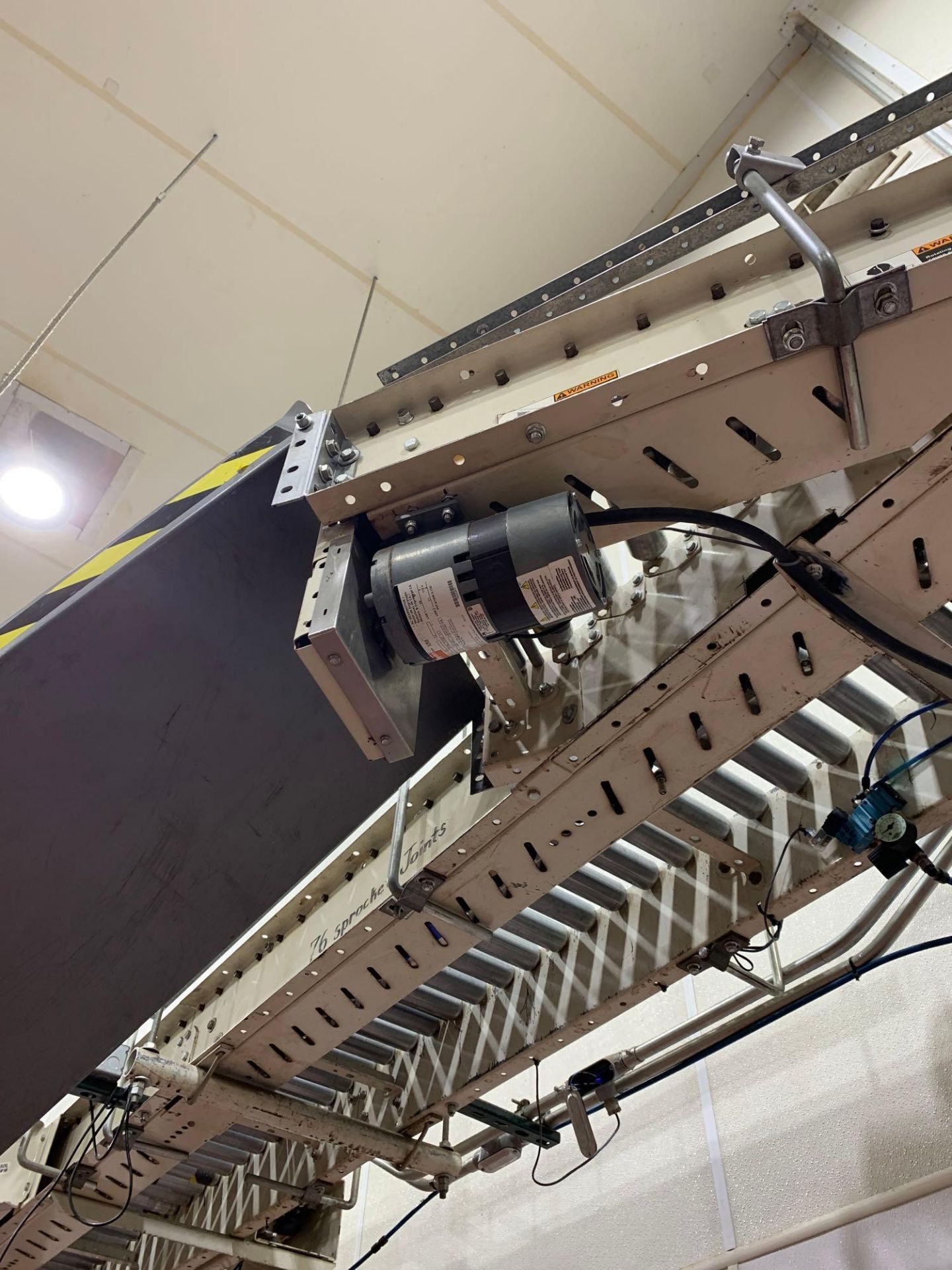 Ceiling Mounted Roller Conveyor with 3 Chutes - Image 11 of 13