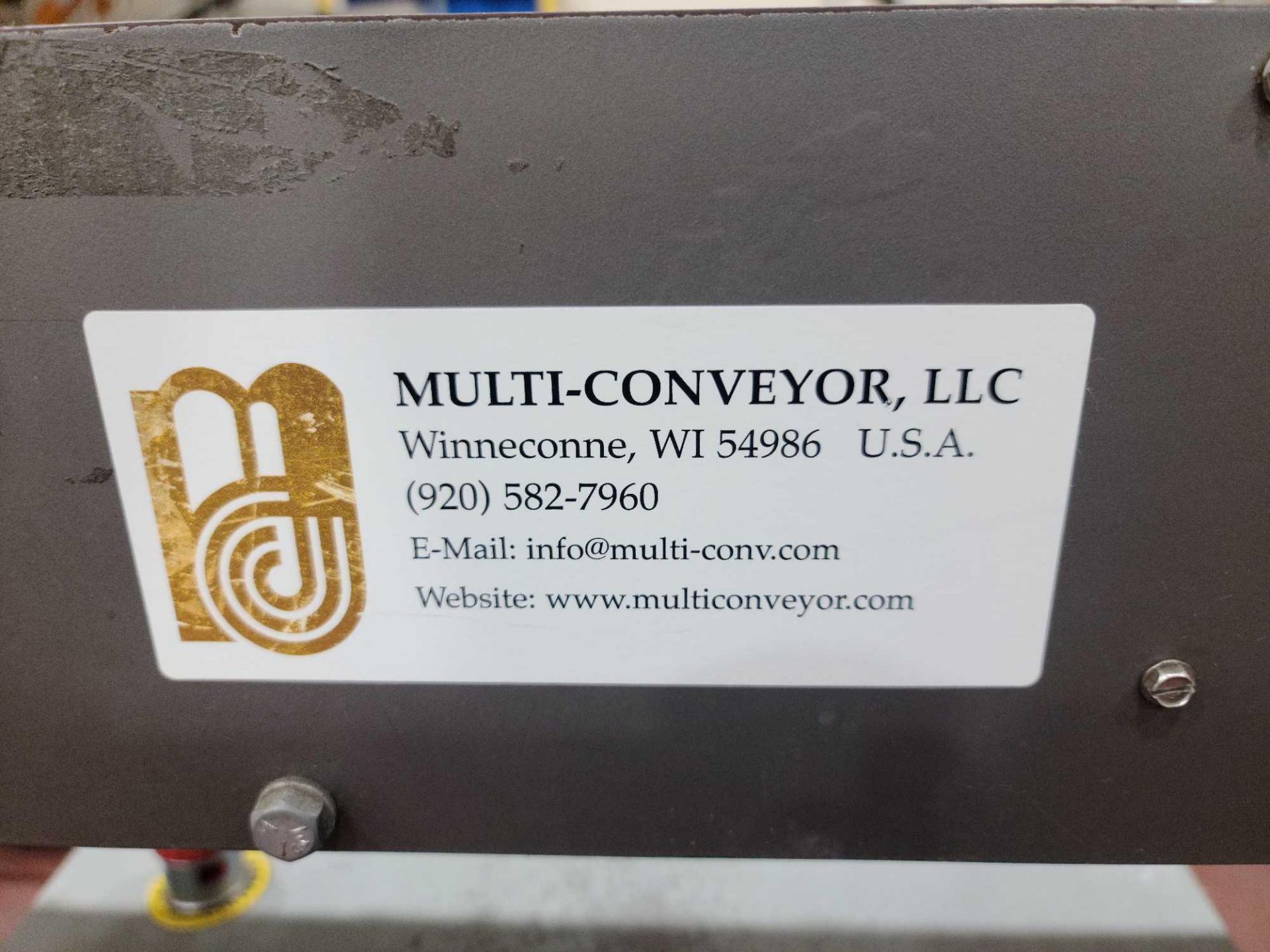 Multi-Conveyor 200"L x 10"W Plastic Mat-Top Conveyor - Image 5 of 6