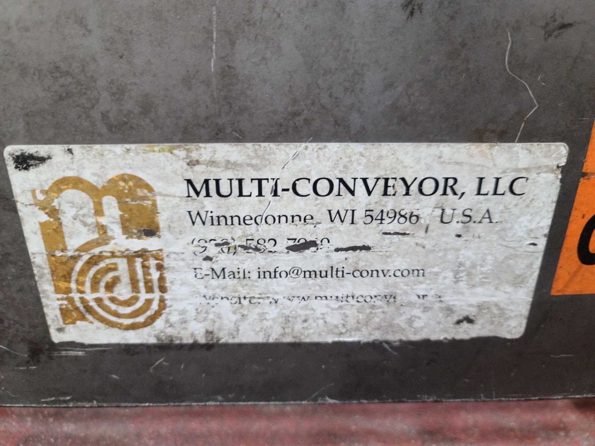 Multi-Conveyor 56"L x 8"W Band Conveyor - Image 6 of 6