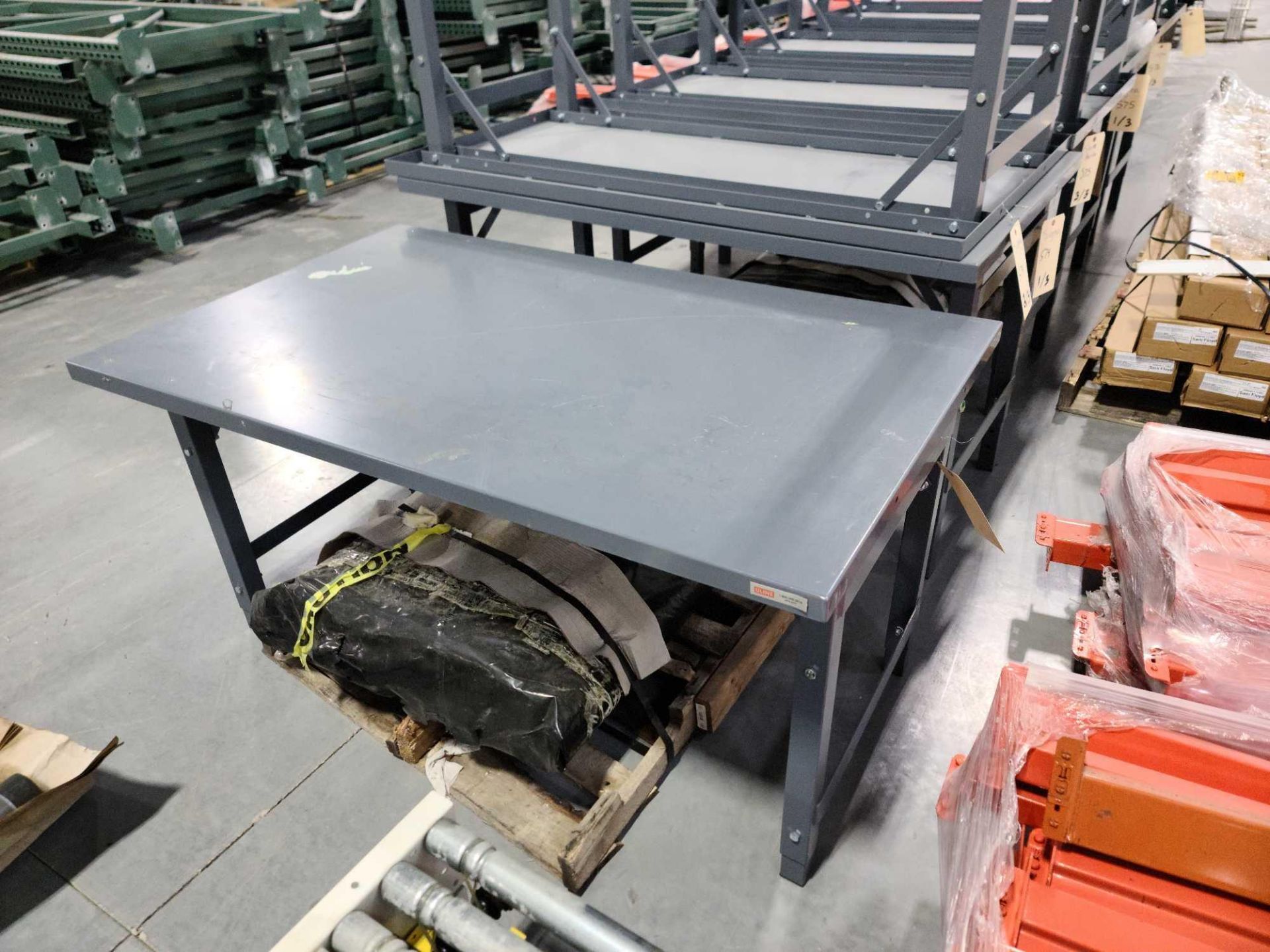 Lot of (3) Heavy Duty Tables - Image 2 of 2