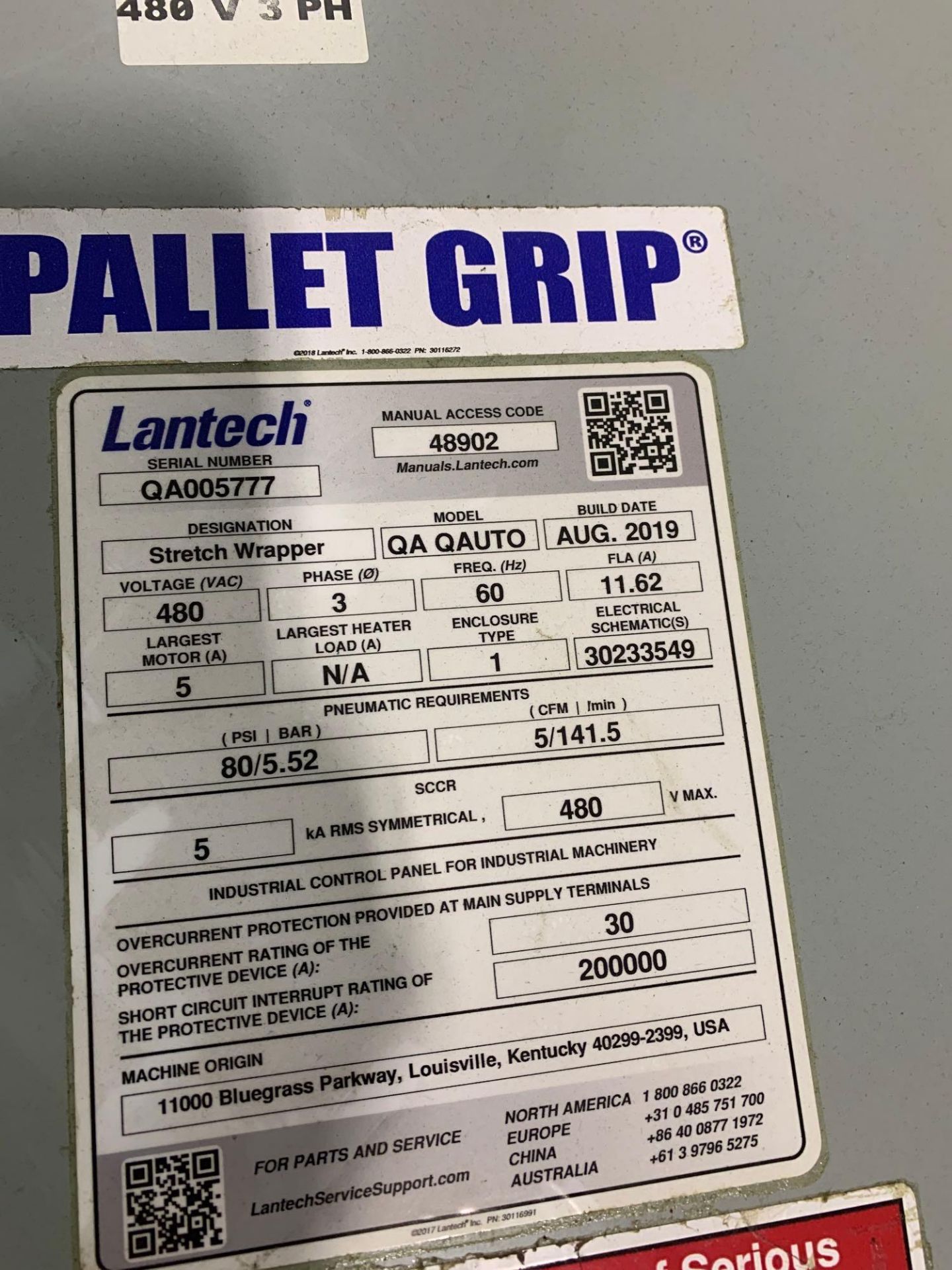 2019 Lantech QA Automatic Stretch Wrapper - Image 19 of 22