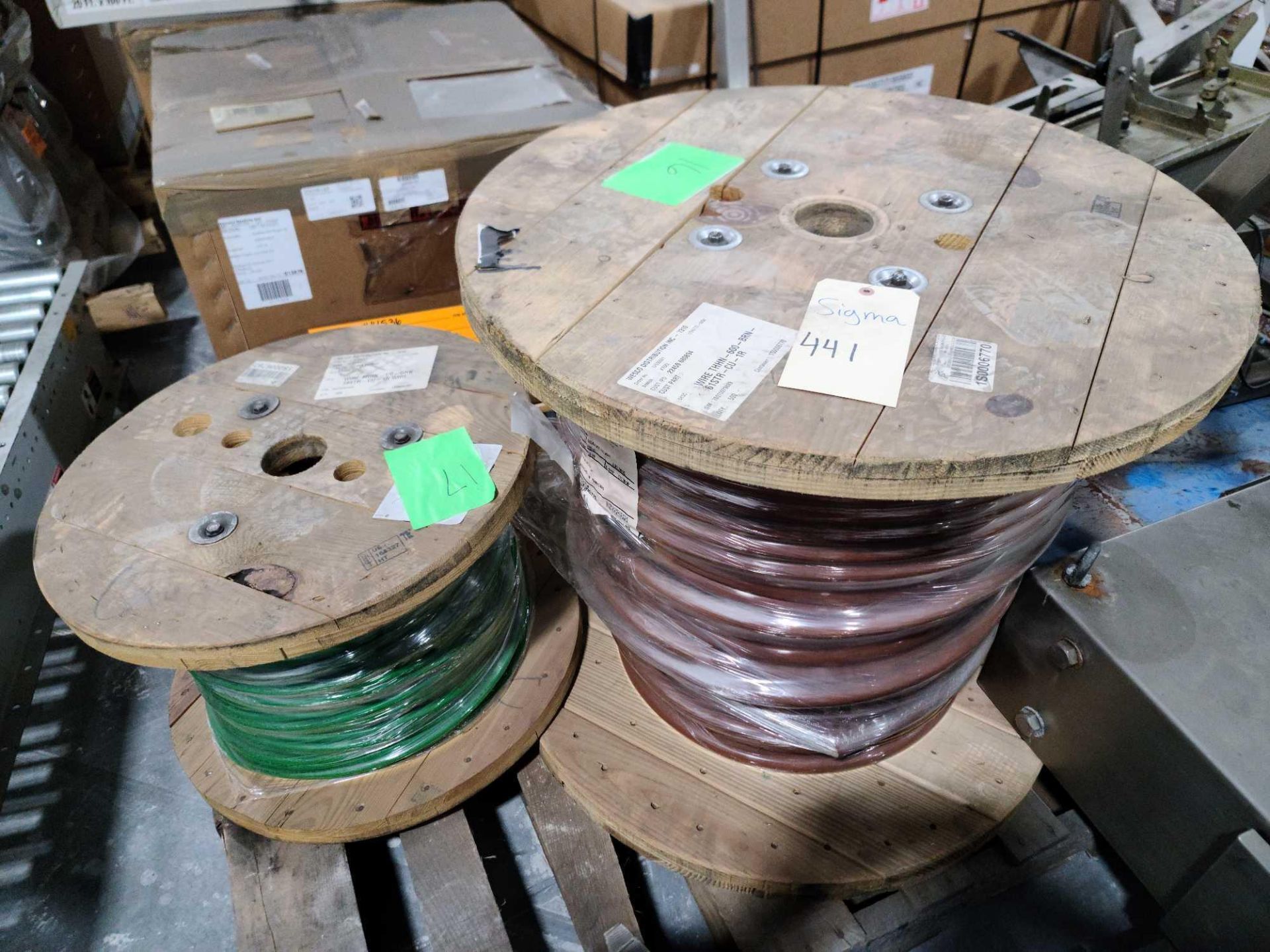 Lot of (2) Spools of Wire