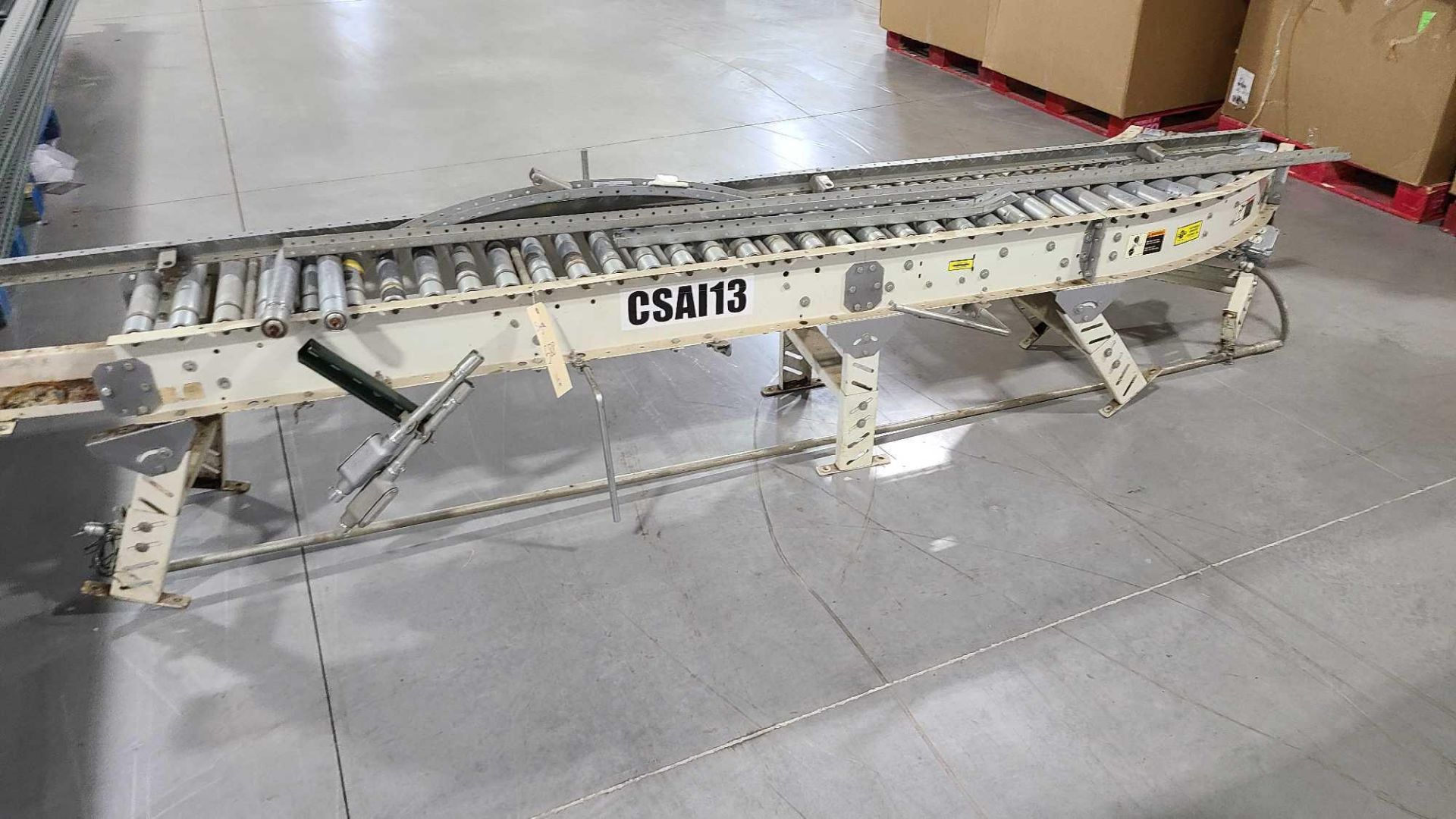 Lot of (4) Assorted ACS Roller Conveyors - Image 5 of 6