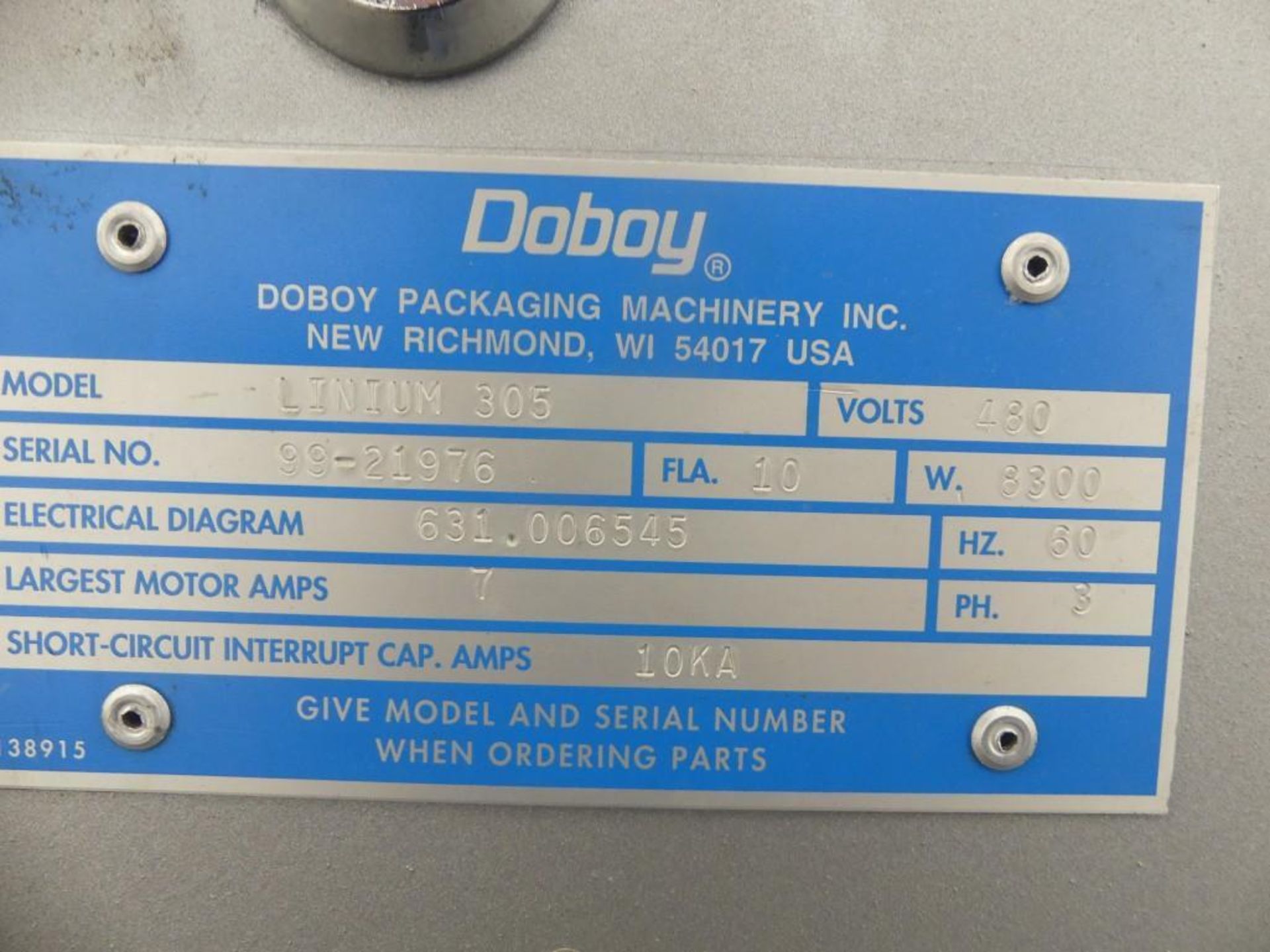 Doboy Linium 305 Horizontal Shrink Flow Wrapper - Image 18 of 19