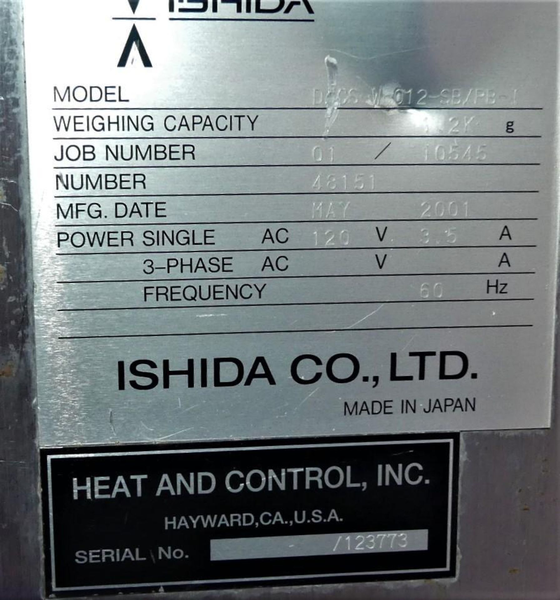 Ishida DACS Three Belt Checkweigher - Image 8 of 8