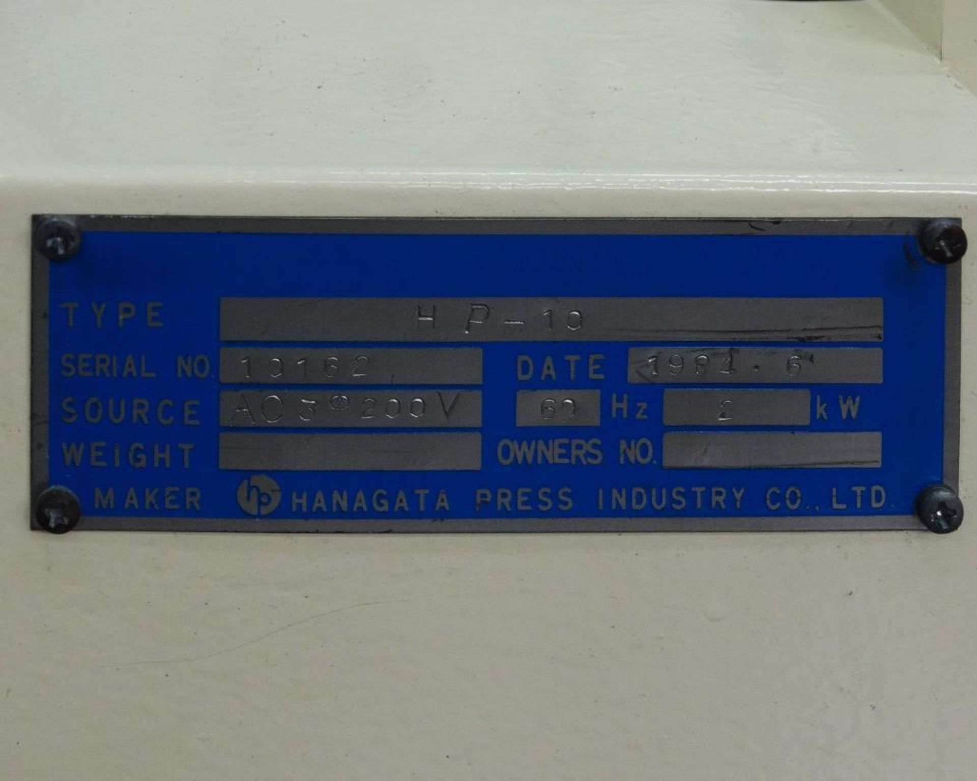 Hanagata HP 10 Automatic L-Bar Sealer - Image 15 of 15