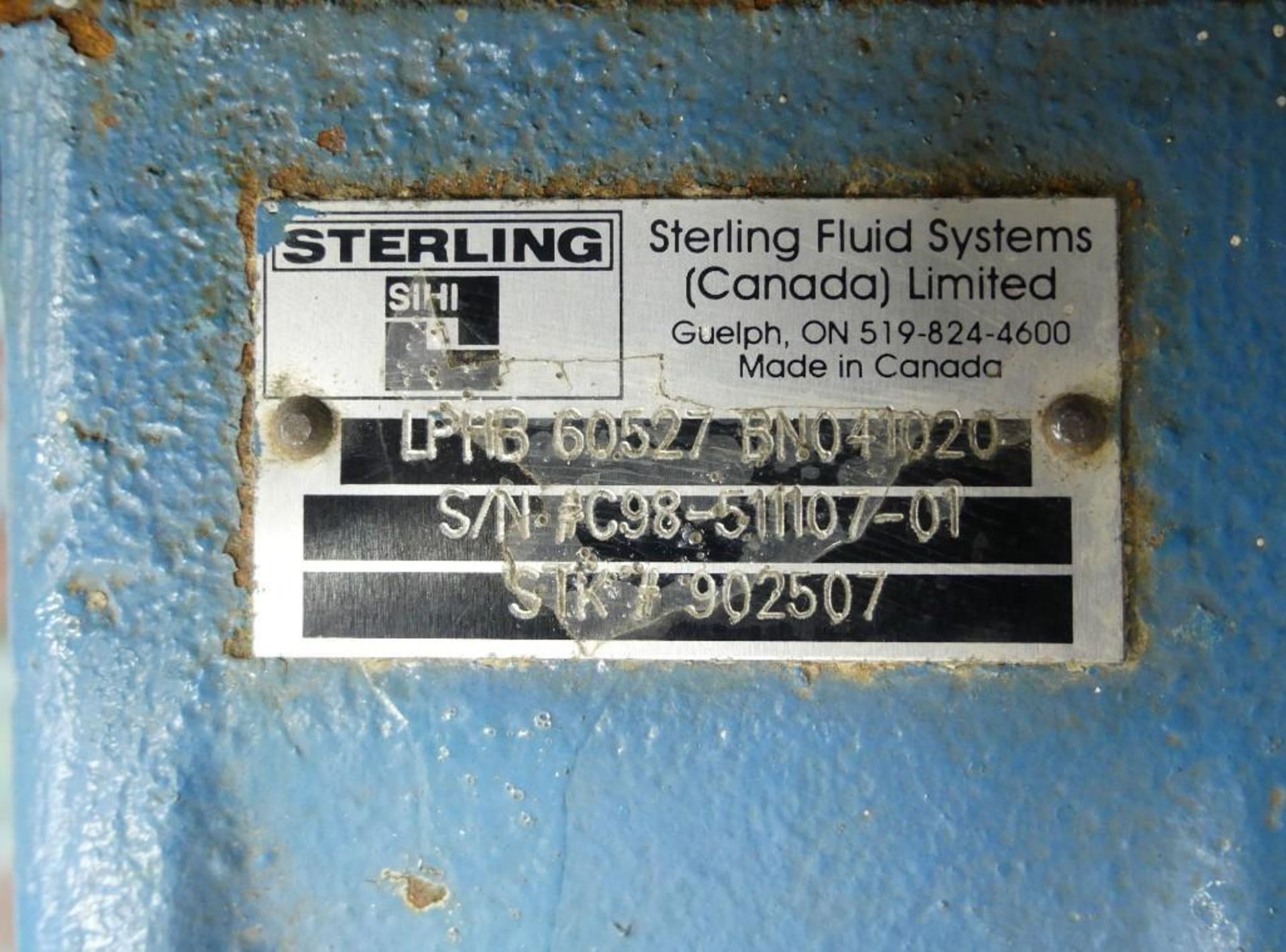 Sterling Sihi 40 HP Double Diaphragm Vacuum Pump - Image 8 of 11