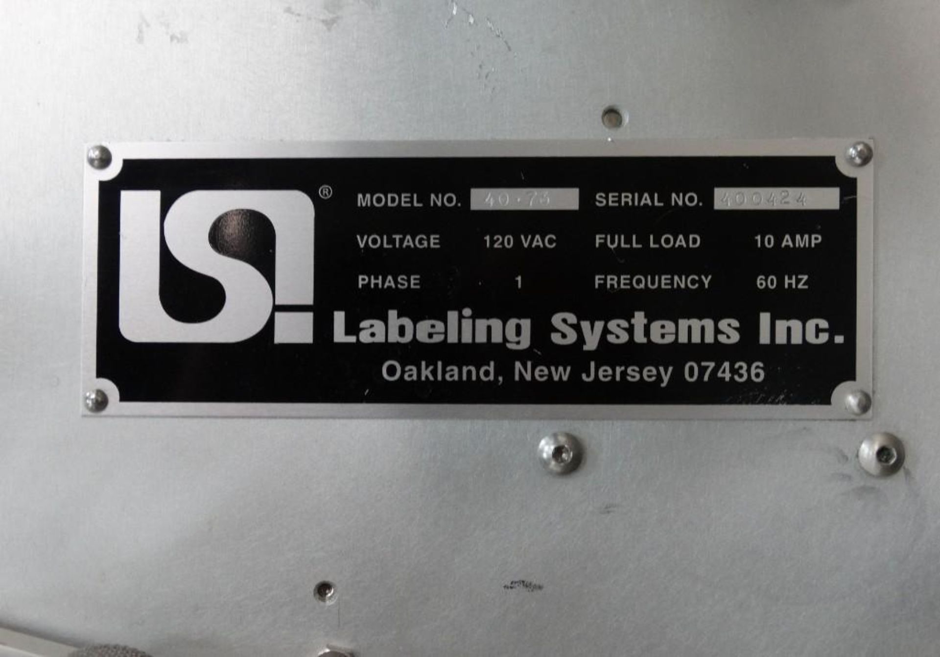 Labeling Systems 40-73 Pressure Sensitive Labeler - Image 9 of 10