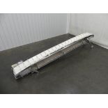 Plastic Cleated Belt Conveyor 185" L x 18" W