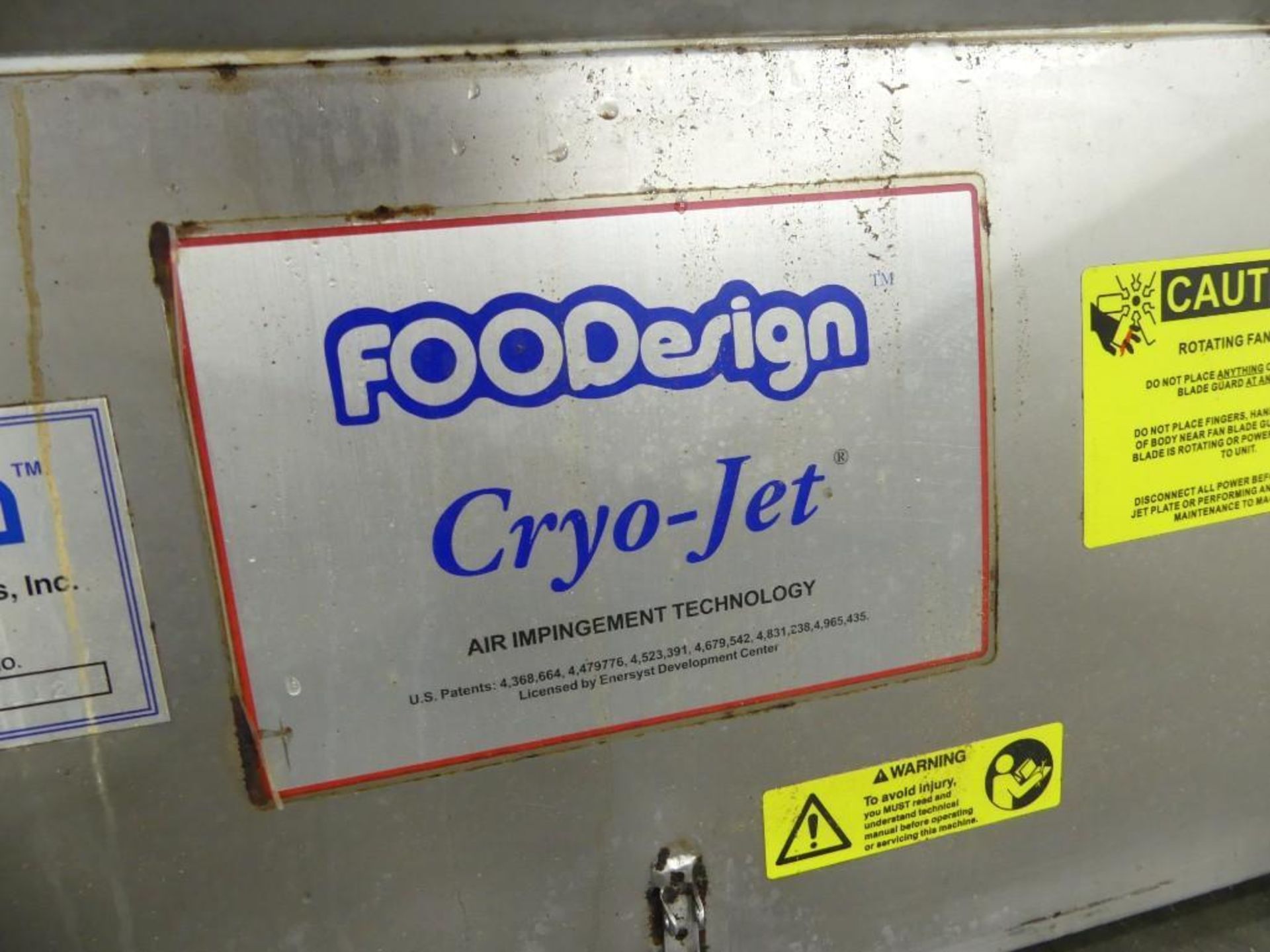 FOODesign Machinery CJ 3224B Cryo-Jet Blower - Image 9 of 11