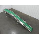 Belt Incline Conveyor 10" Wide x 175" Long