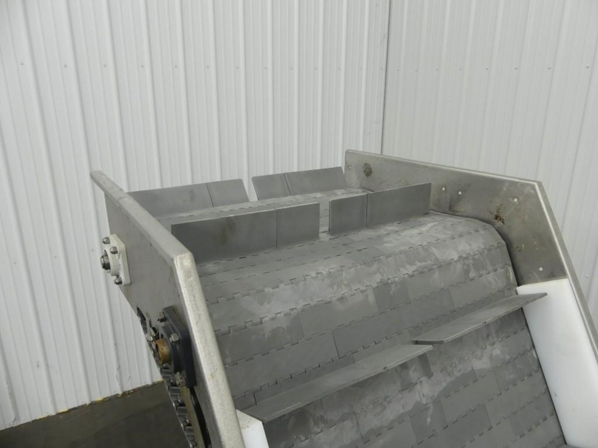 25" Wide x 45 feet Long Cleated Incline Conveyor - Image 7 of 11