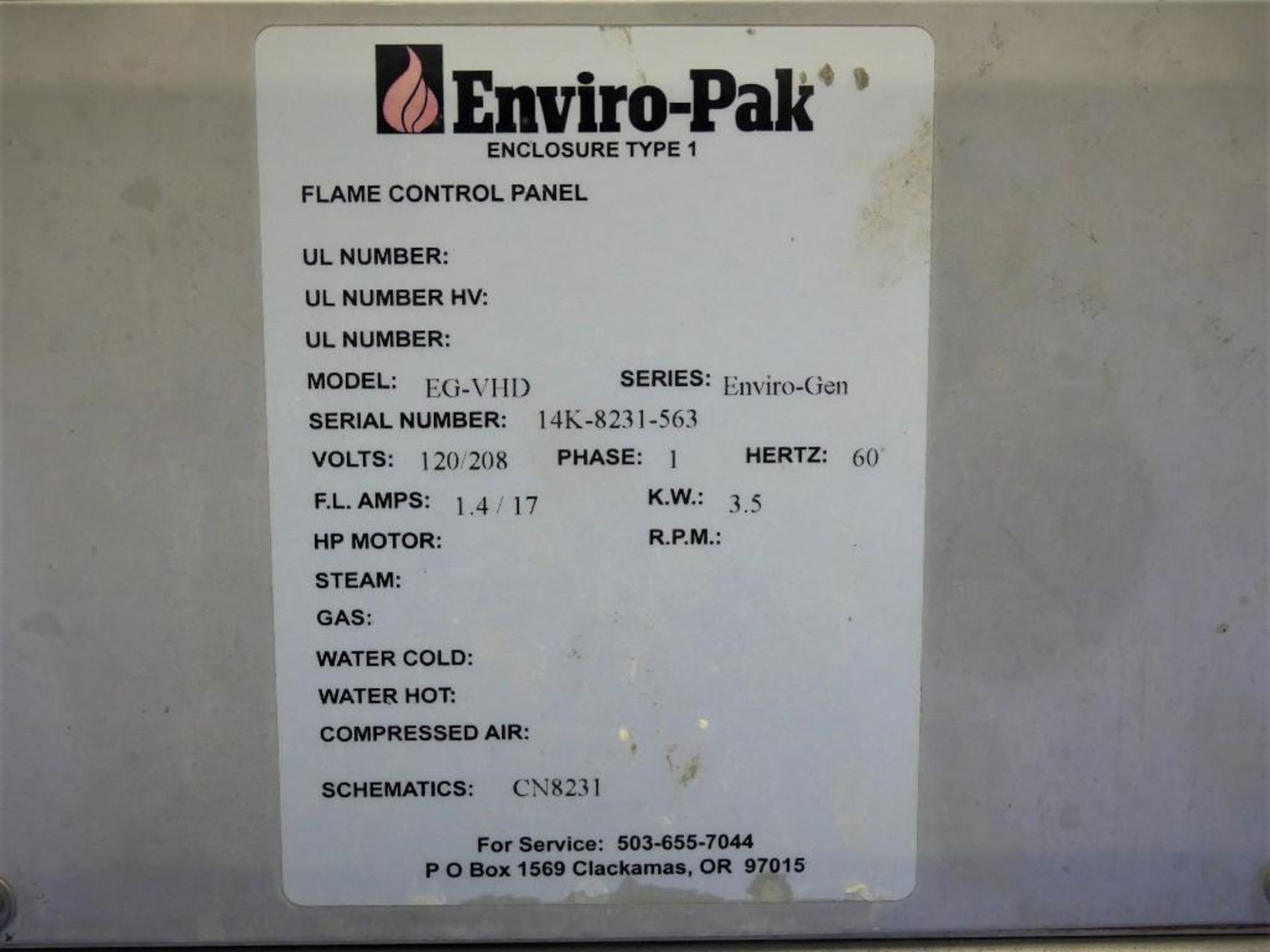 Enviropak EG-VHD Smoke Generator Stainless Steel - Image 11 of 11