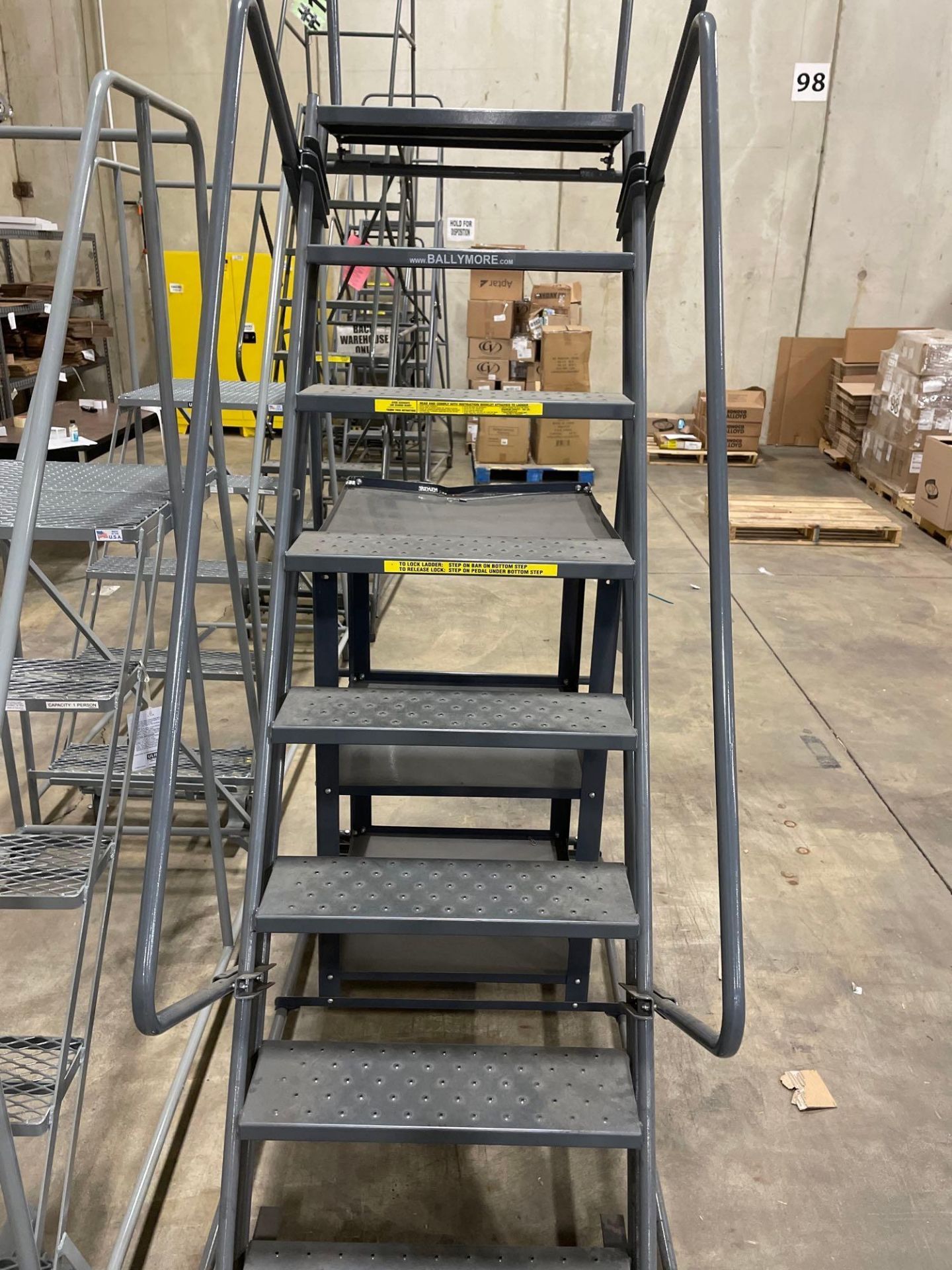 Ballymore Rolling Step Ladder - Image 4 of 4