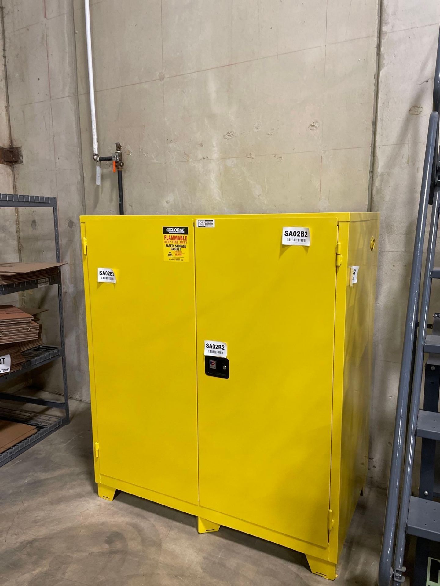 59" Wide x 39" Deep Global Industries Fire Proof Storage Cabinet - Image 3 of 6