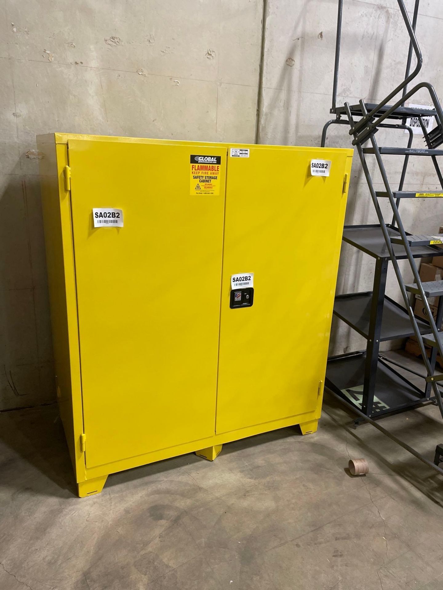 59" Wide x 39" Deep Global Industries Fire Proof Storage Cabinet