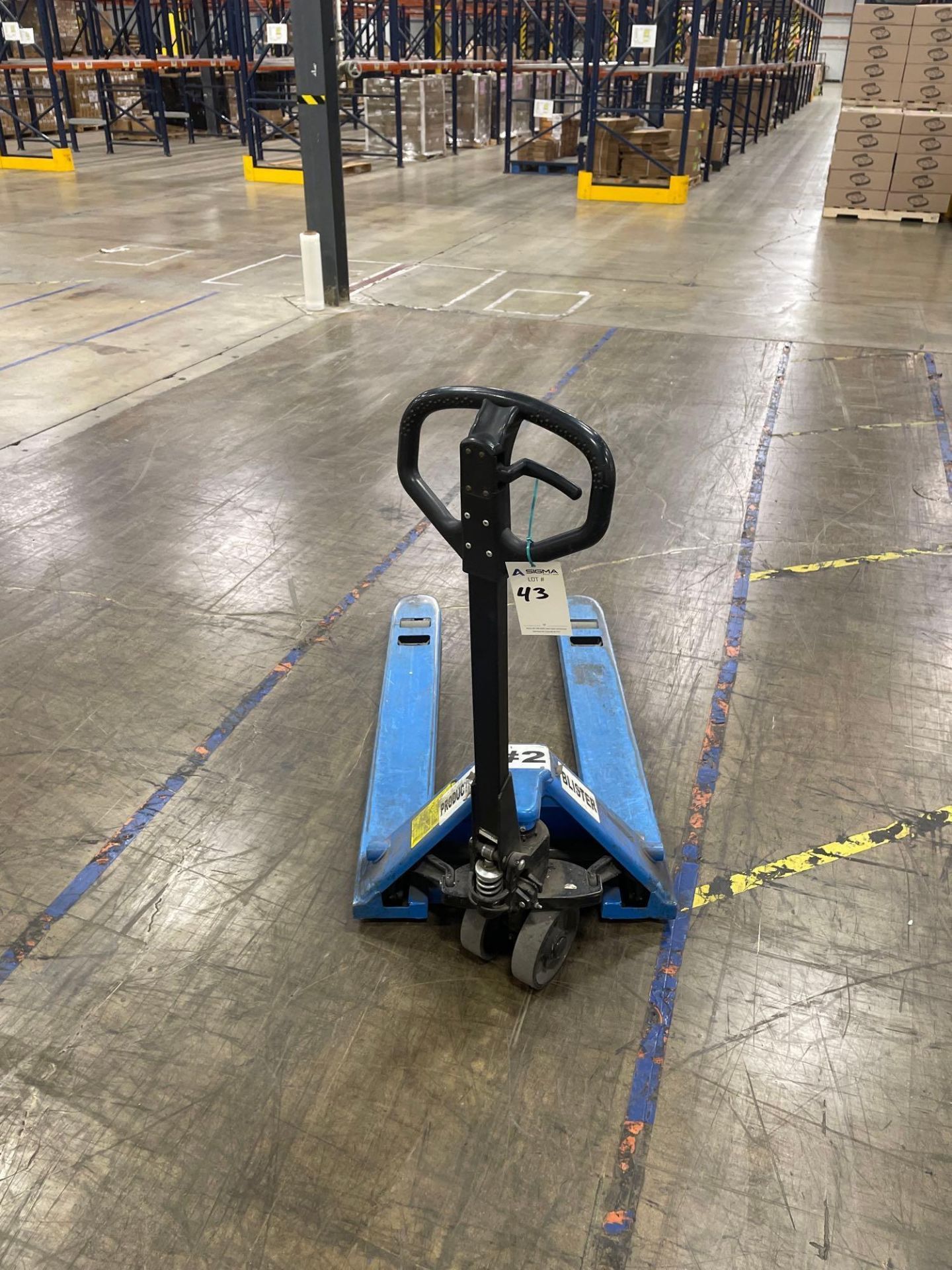 Blue Pallet Jack - Image 5 of 6