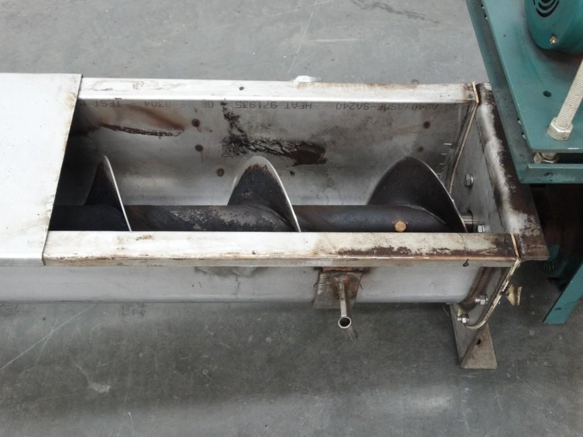 8 Inch Wide x 124 Inch Long Auger Conveyor - Image 6 of 11