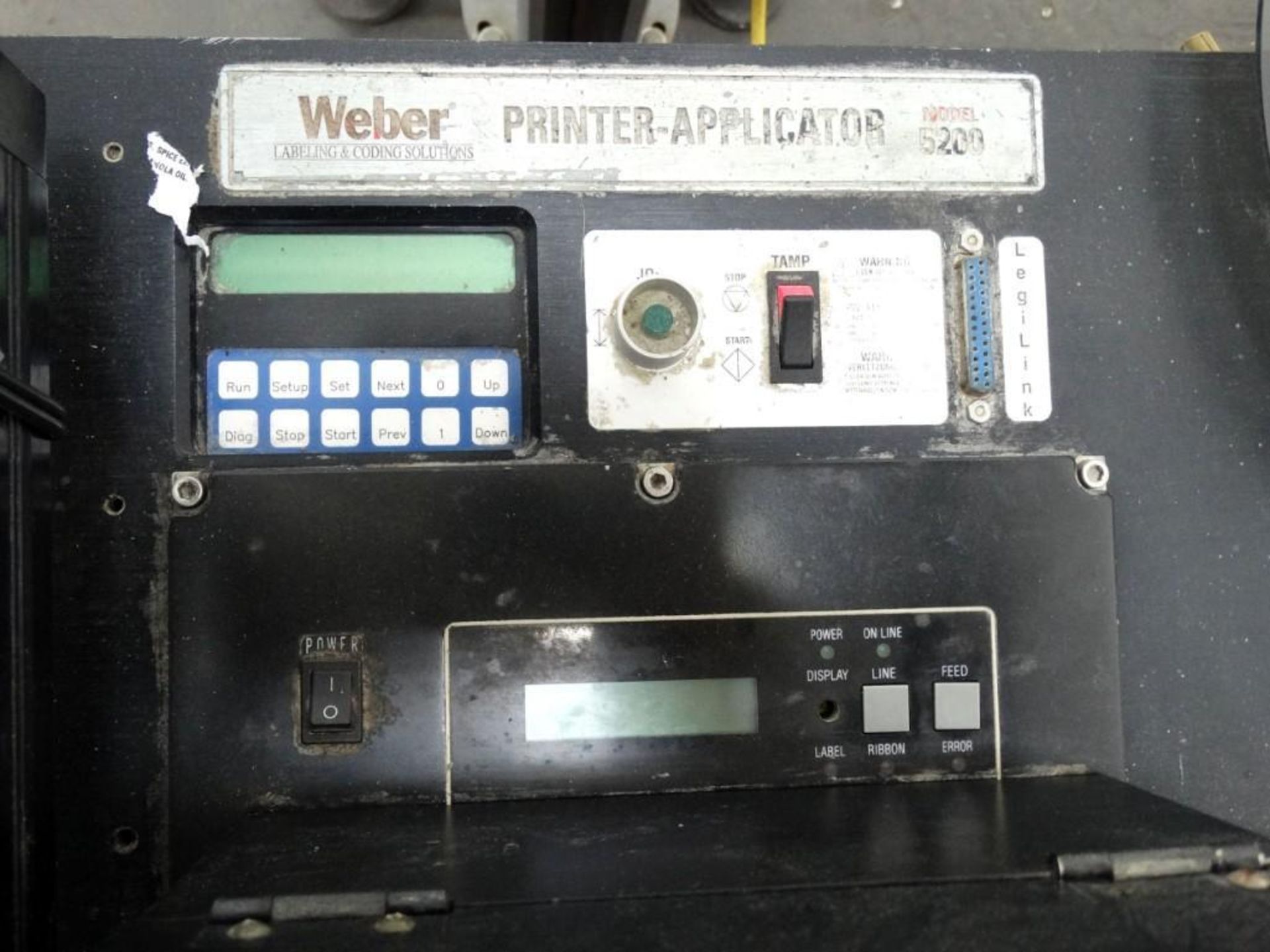 Weber 5200 Print Apply Labeler with Sato Printer - Image 10 of 17