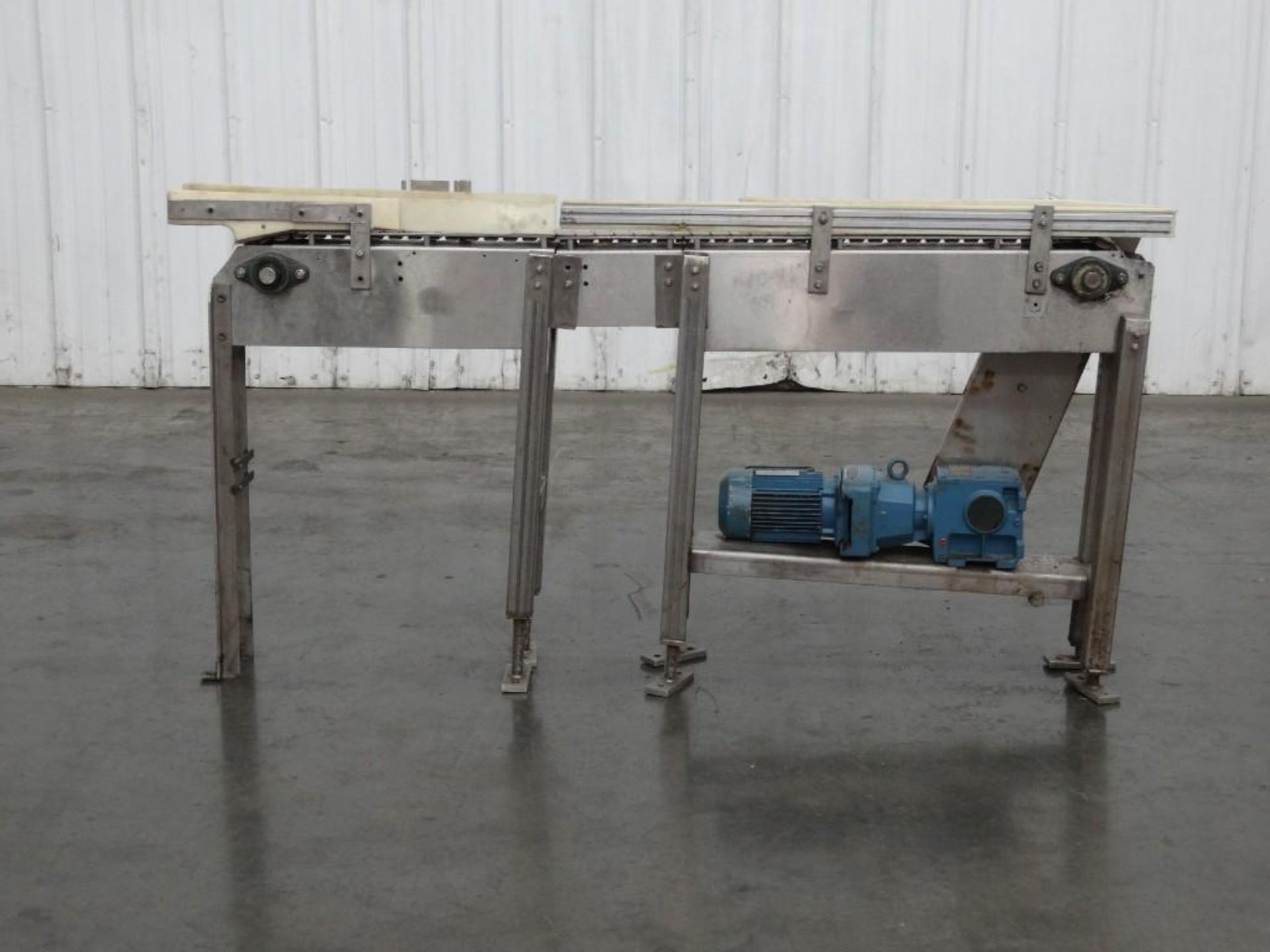 Stainless Steel 3" W x 70" L Table-Top Conveyor