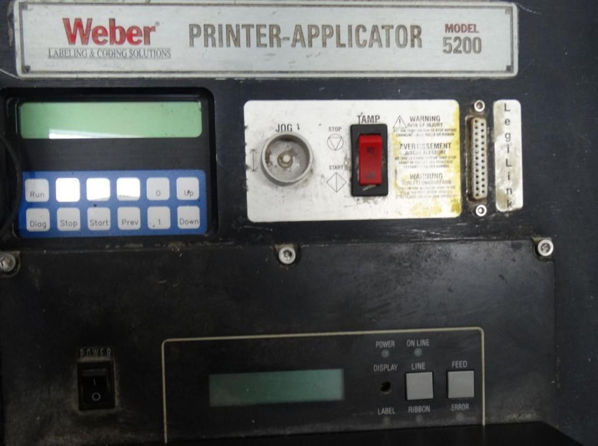 Weber 5200 Print Apply Labeler with Sato Printer - Image 12 of 22