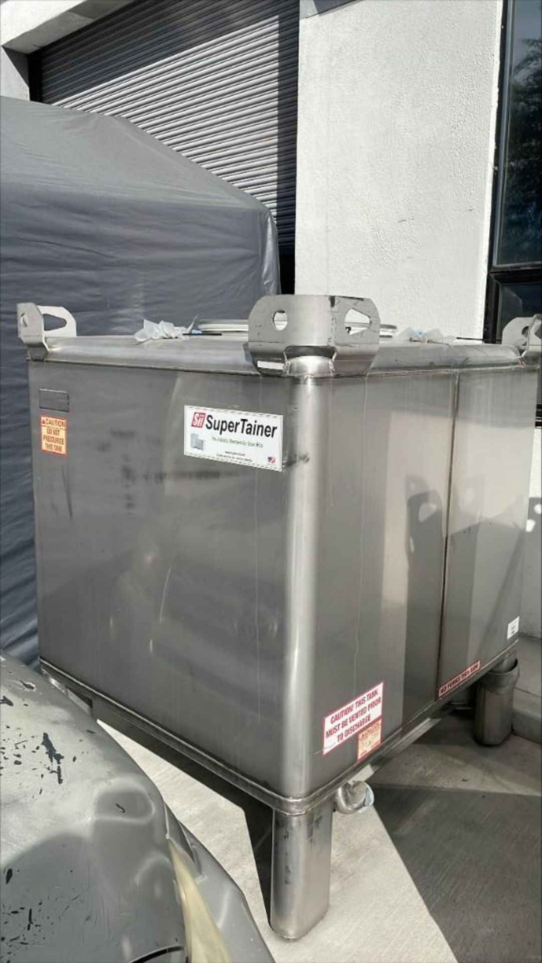 Snyder 350 Gallon Stainless Steel Single Wall Storage Tank