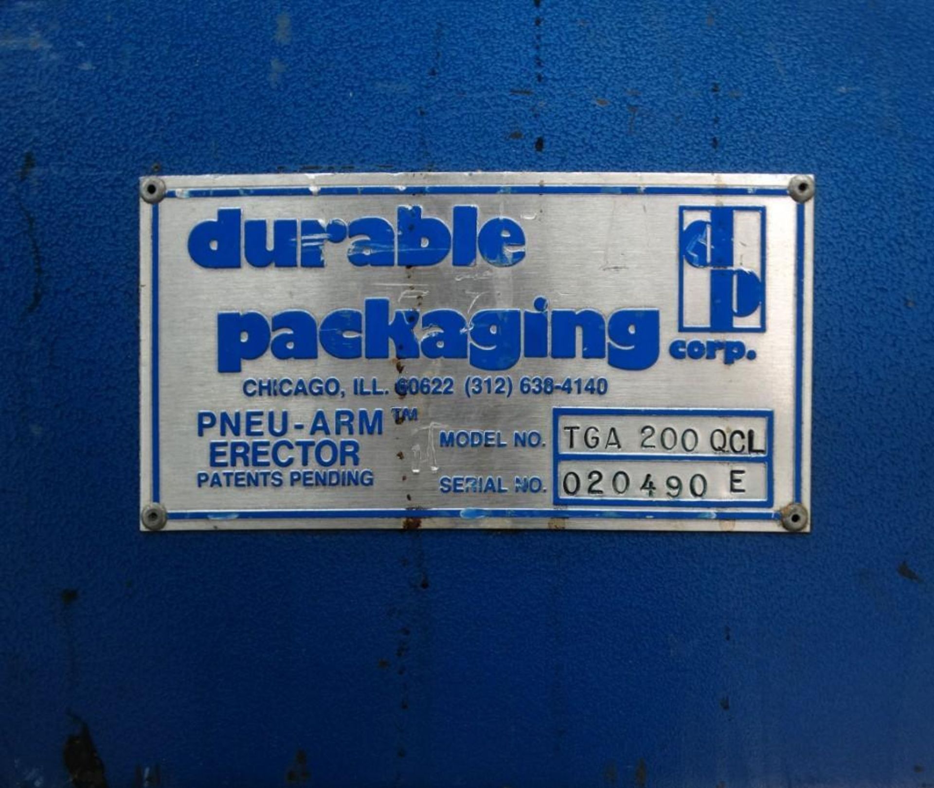 Durable Packaging TGA 200 Tape Bottom Case Erector - Image 17 of 19