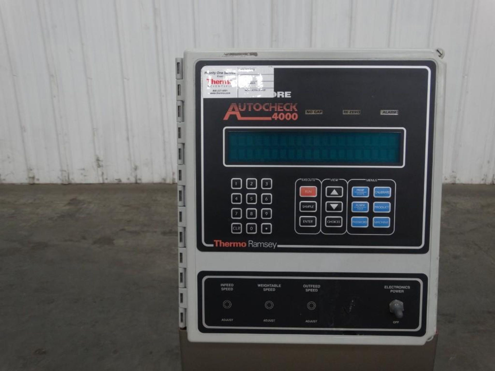 Thermo Ramsey Autocheck 4000 Checkweigher - Image 8 of 19