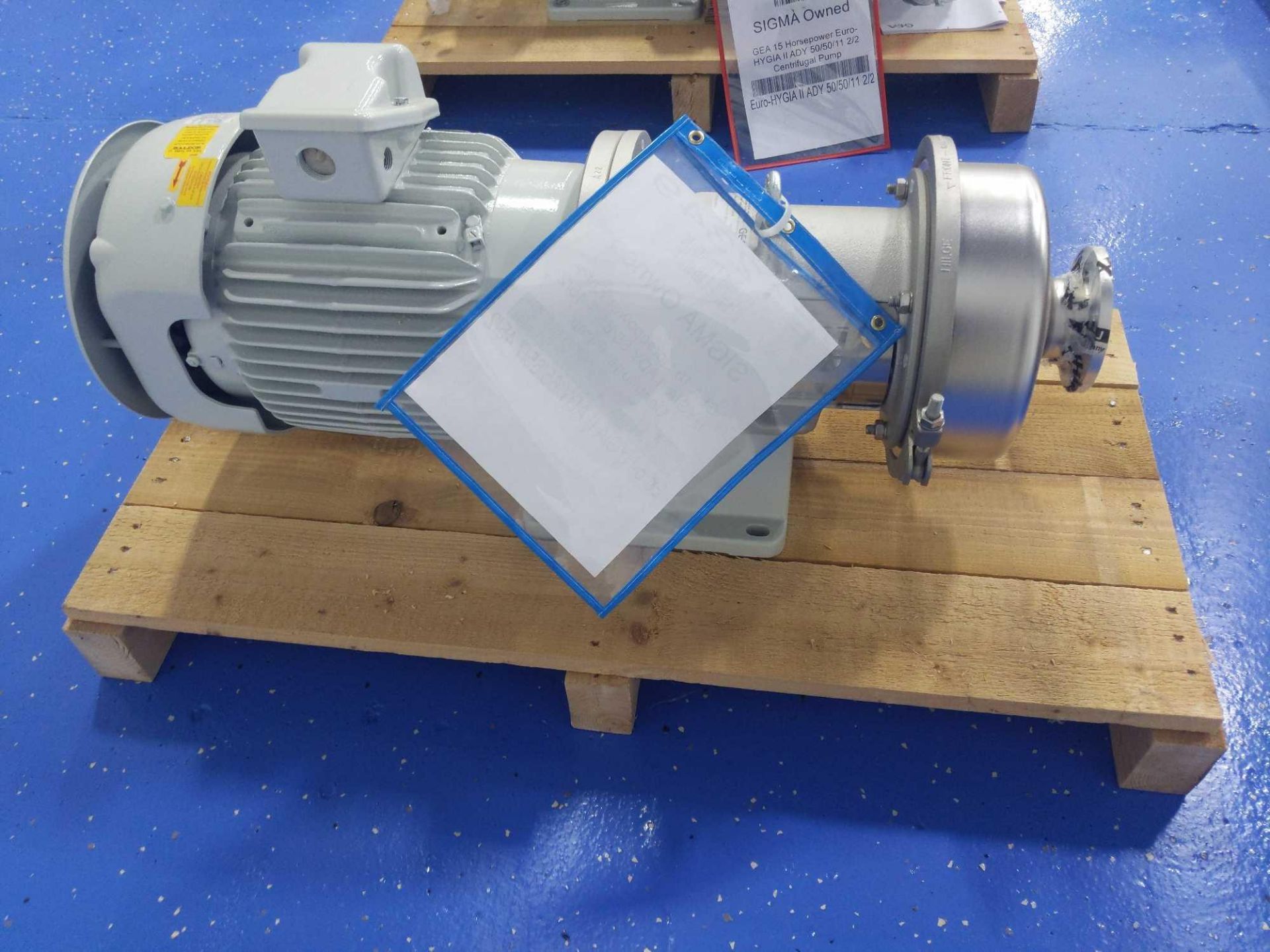 GEA 10 Horsepower Euro-HYGIA II ADY 65/65/7 45/2 Centrifugal Pump - Image 2 of 7