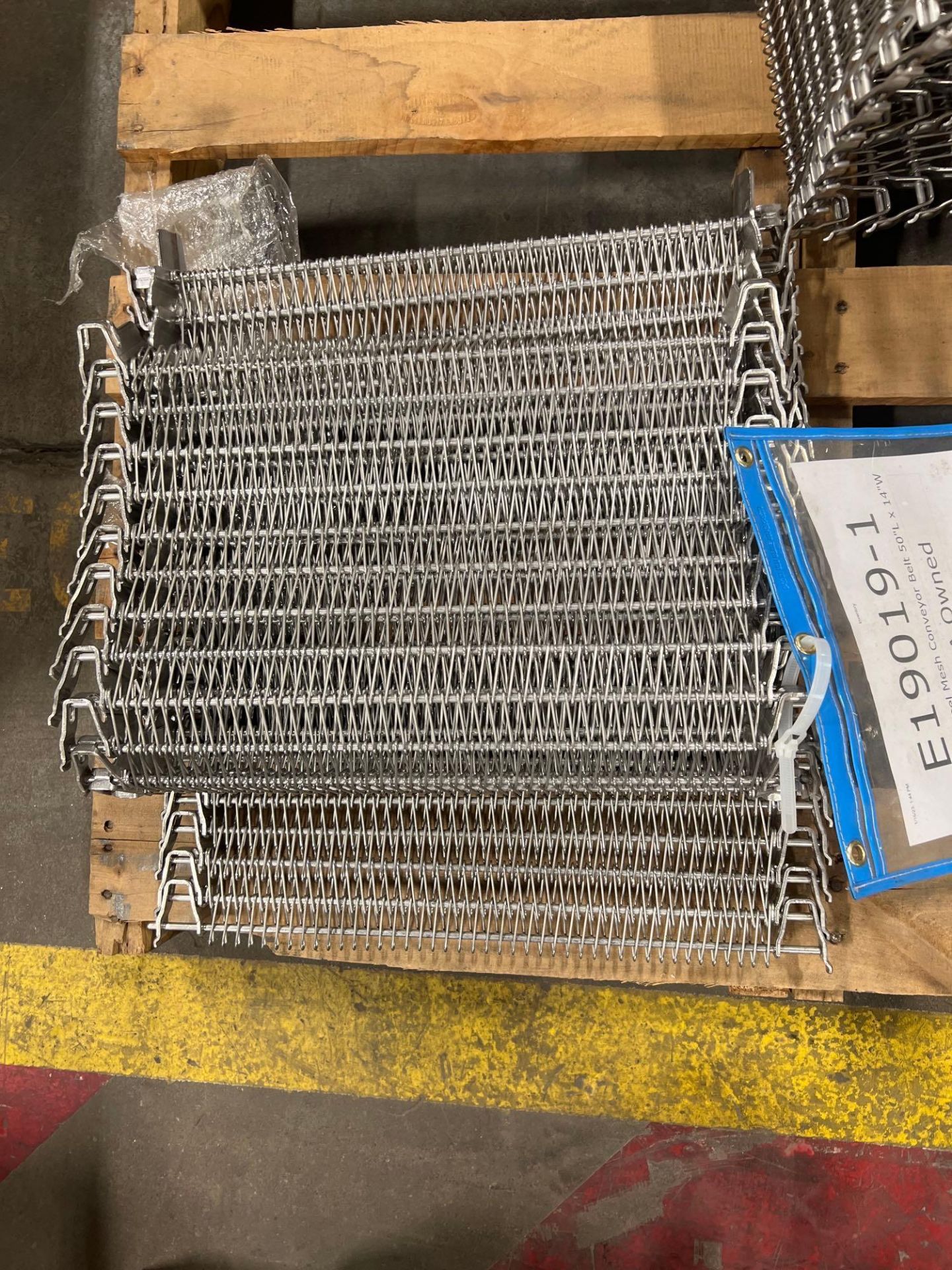 pallet of stainless steel conveyor belt - Image 3 of 3